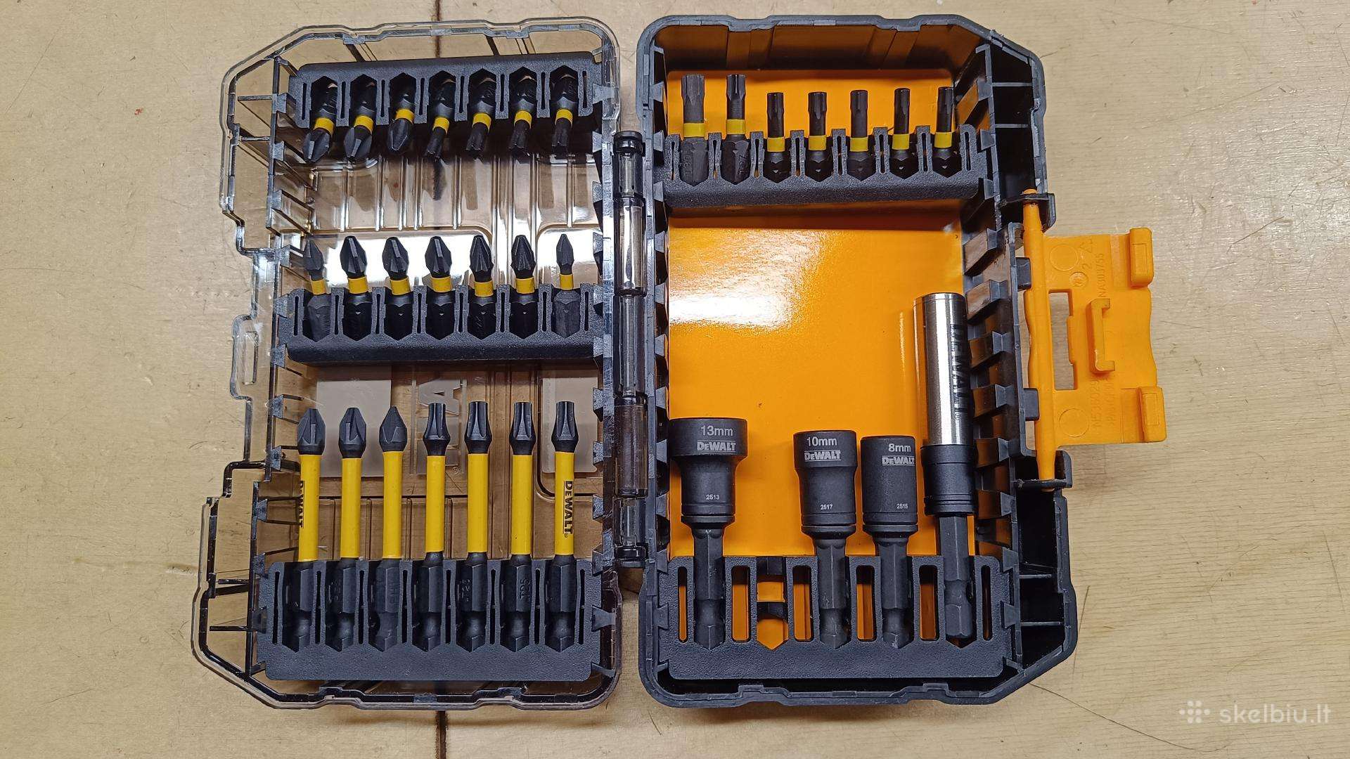 Dewalt Flextorq impact sukimo antgaliai bitukai