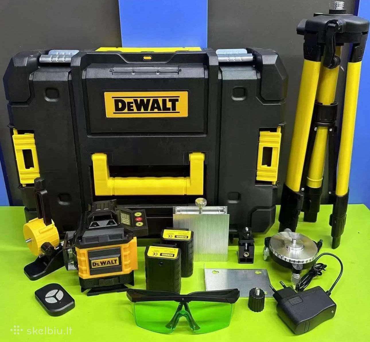 Statybinis lazeris (Dewalt) nivelyras 16 linijų