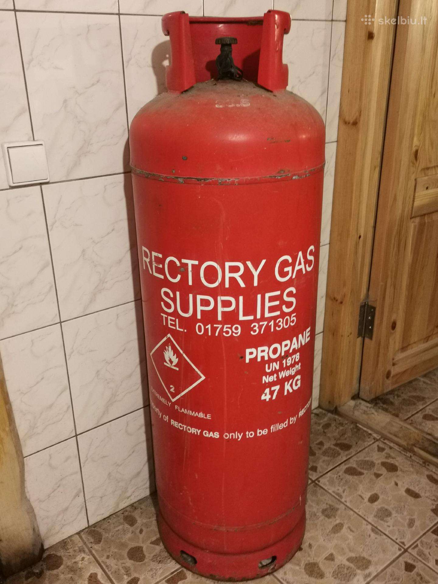 Dujų balionas Anglų gamybos 47 kg LT balion 22kg