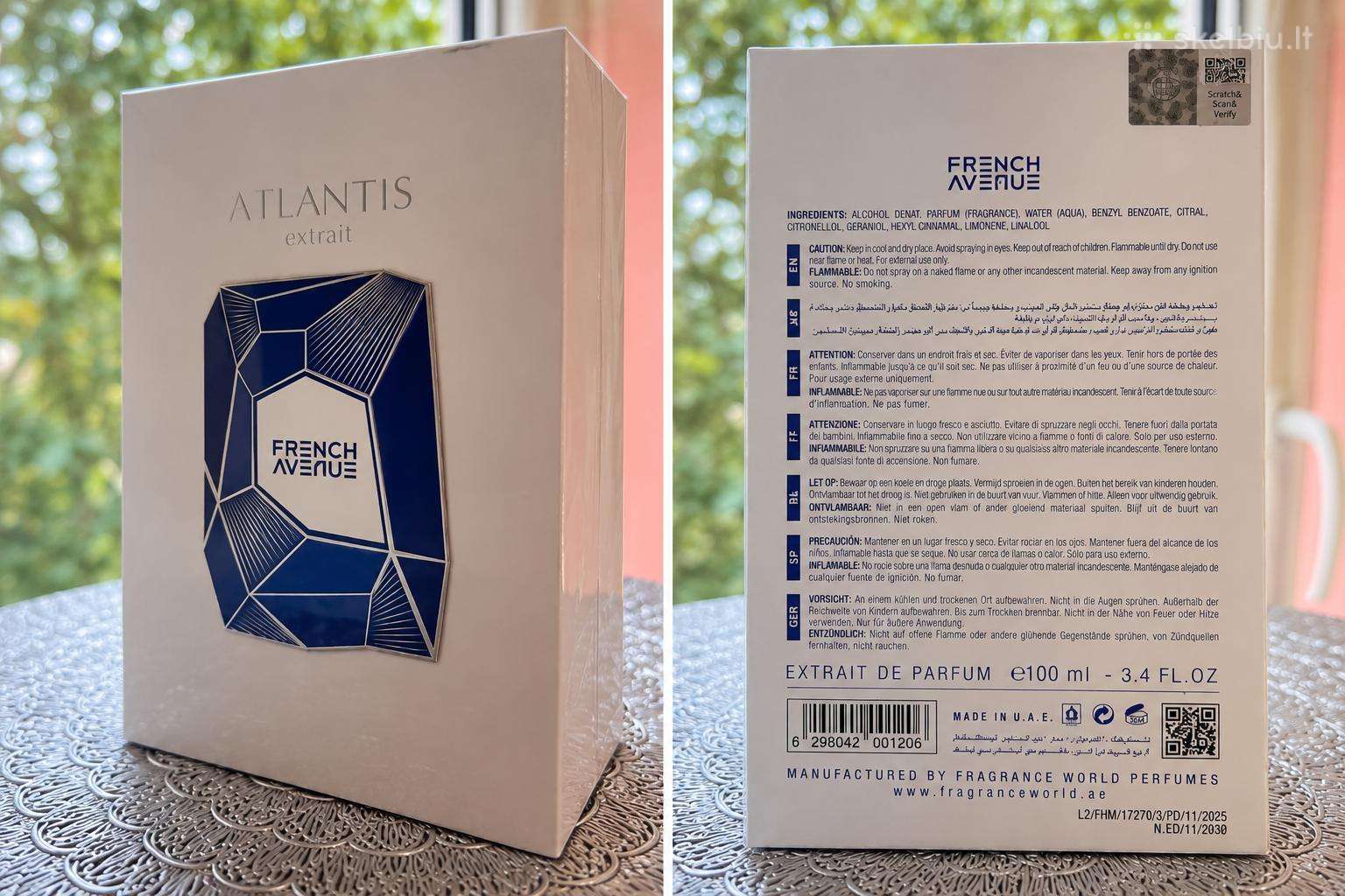 French Avenue Atlantis Extrait 100 ml