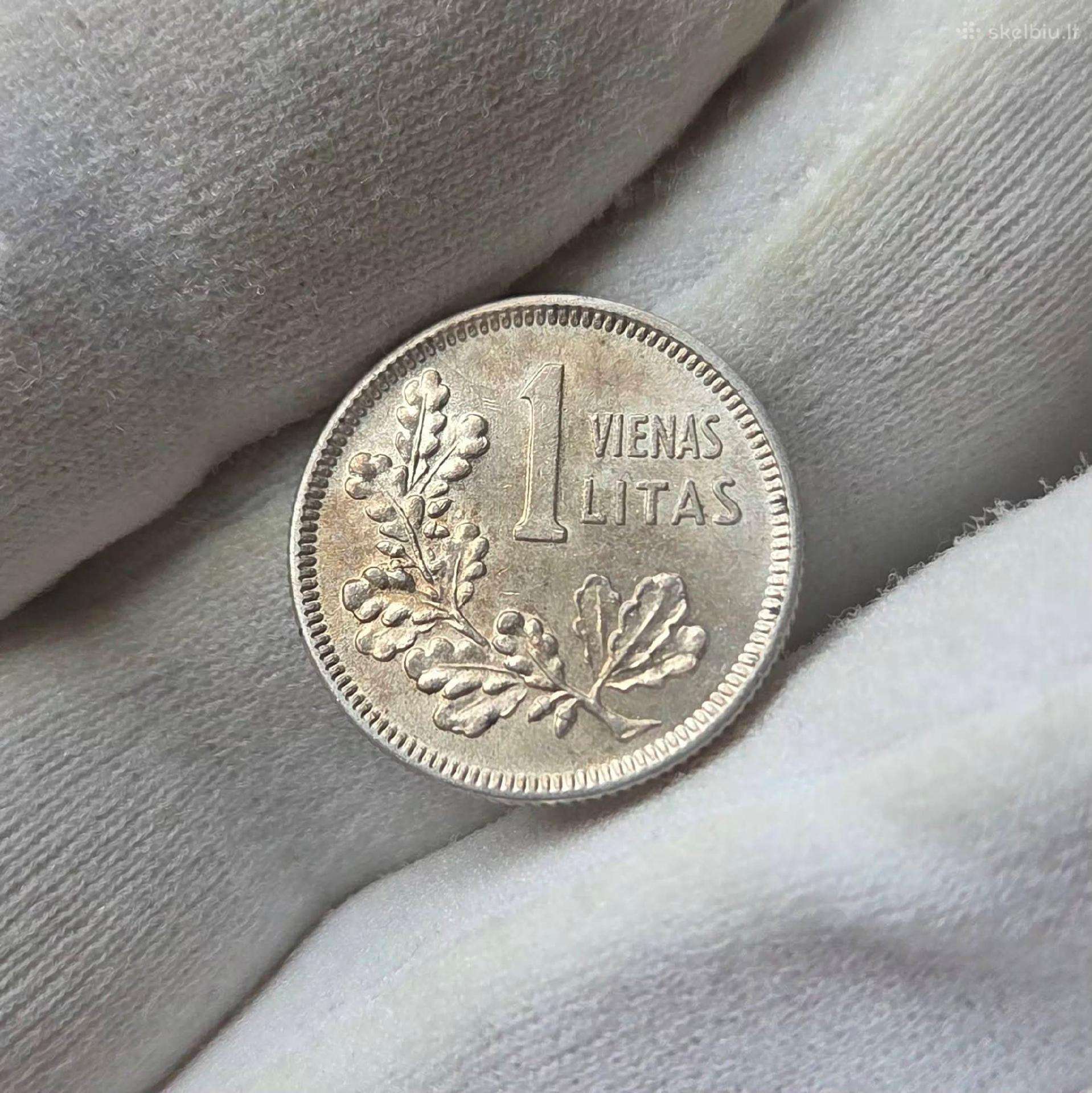 Sidabrinis 1 litas, 1925 m. („kumelė“)