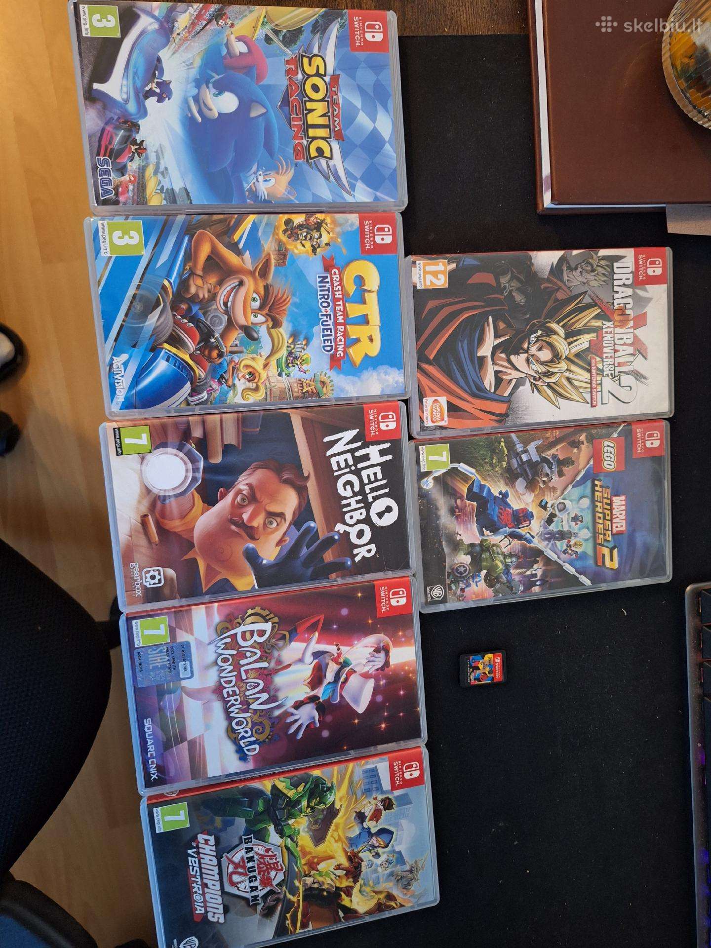 Nintendo switch žaidimai