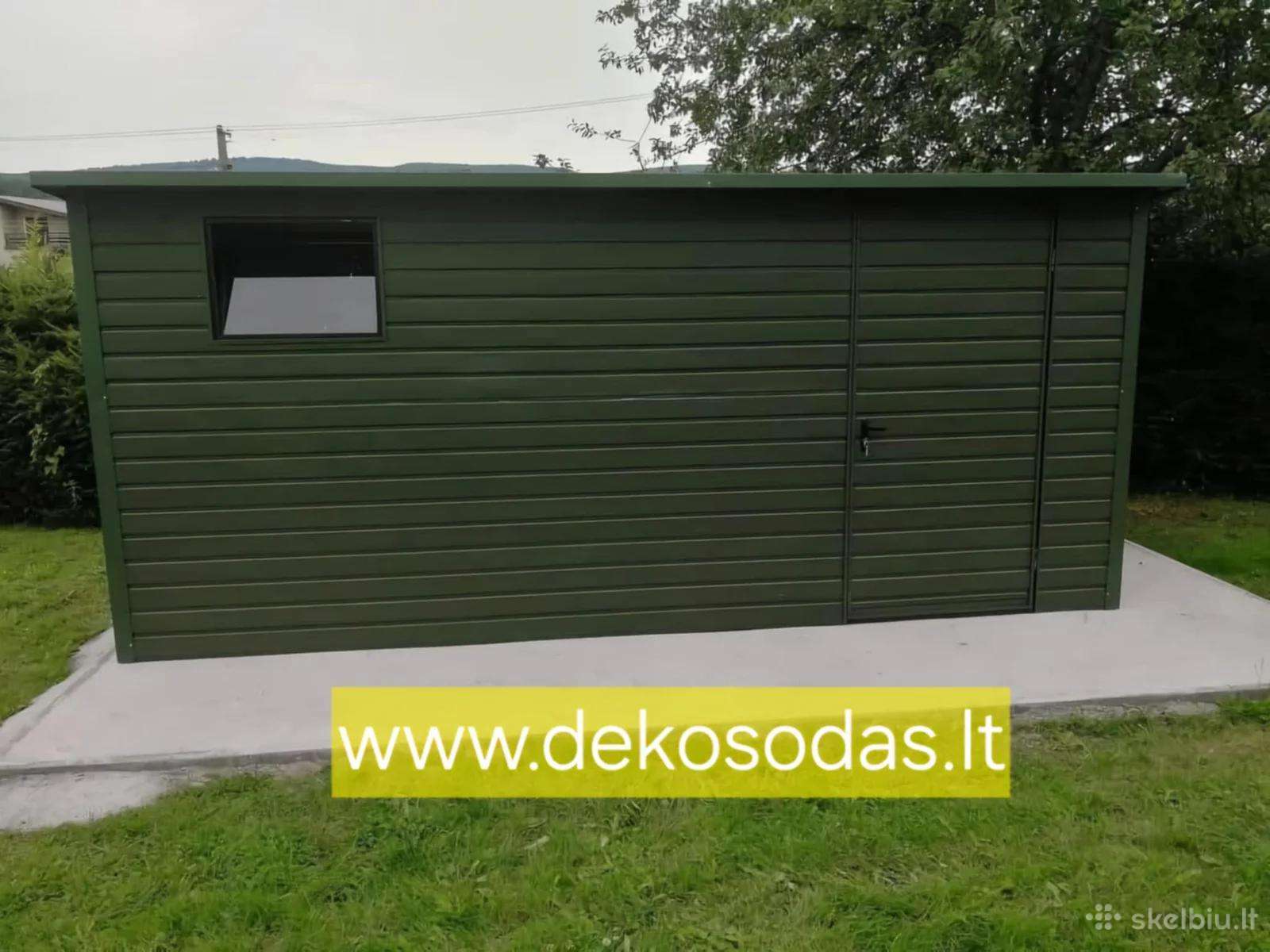 Skardinis sandėliukas 5 x2,5 m