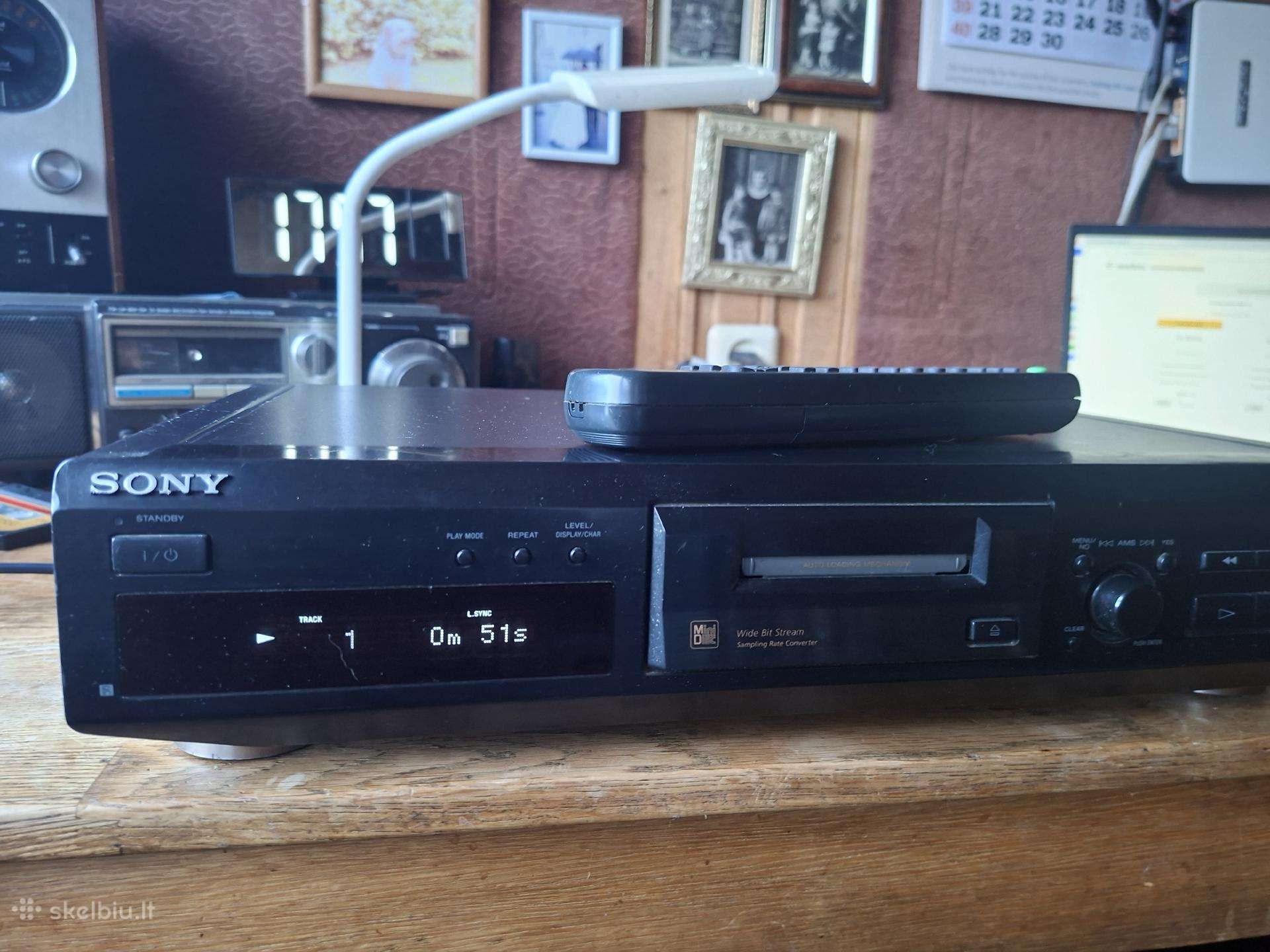 Mini disku grotuvas Sony