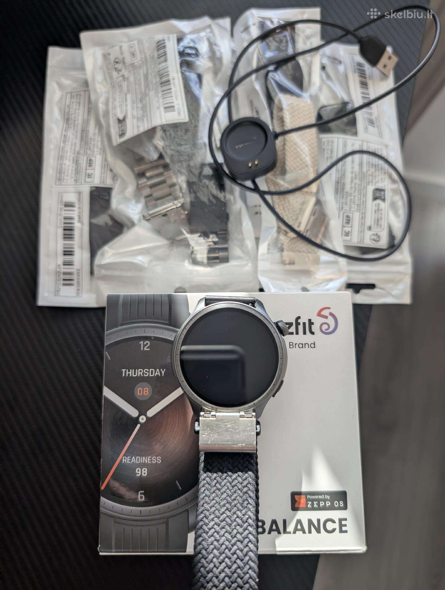 Amazfit Balance + priedai