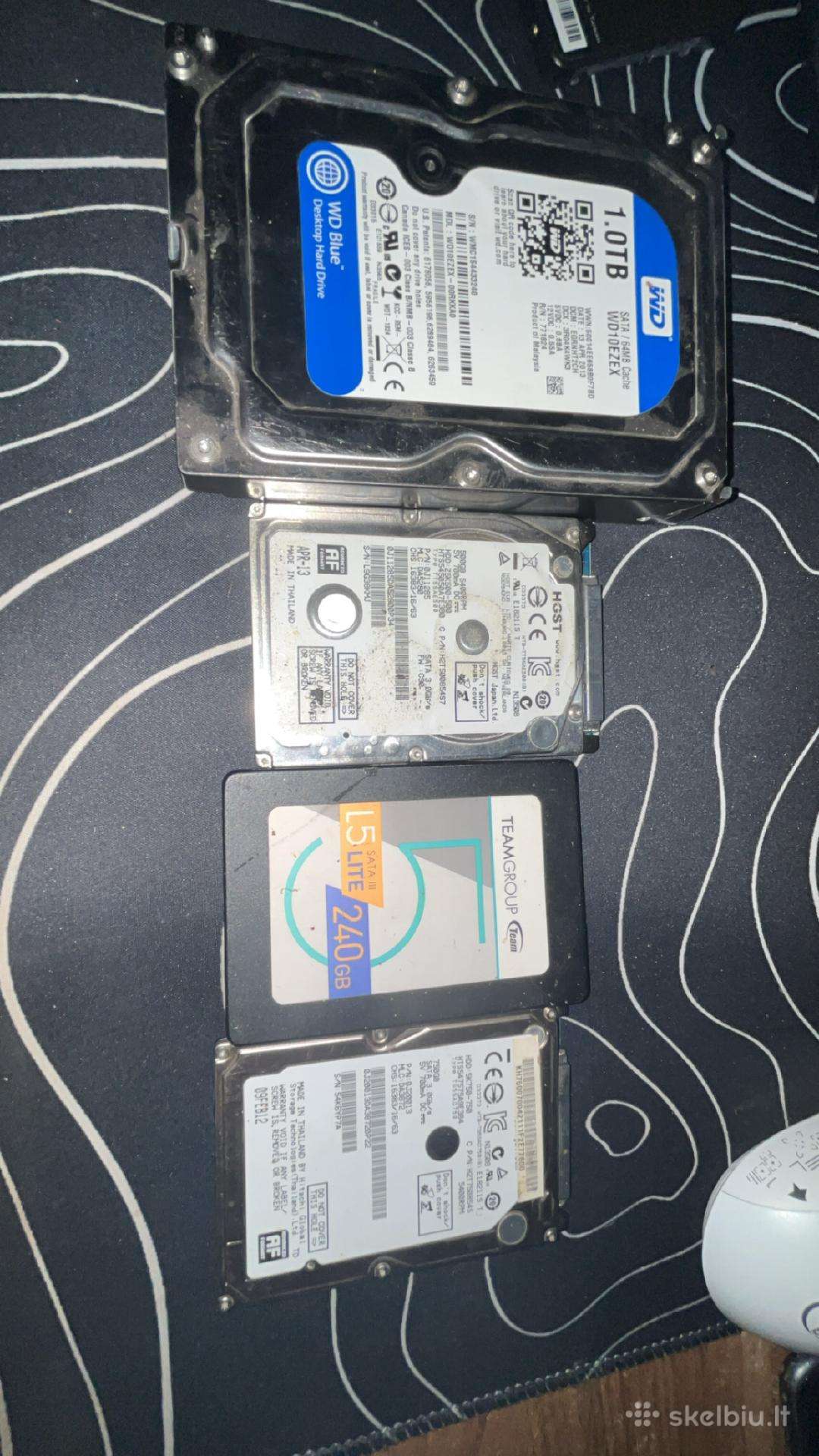 SSD ir HDD