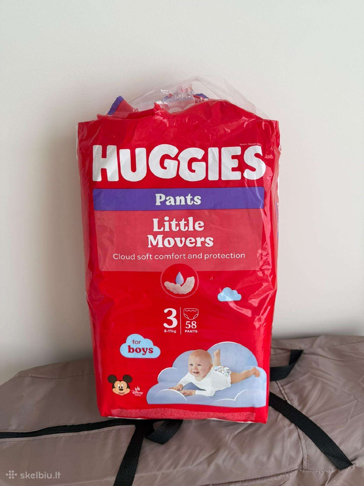 Huggies 3 dydis