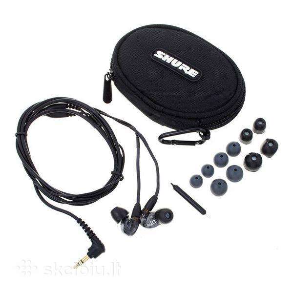 Iem ausinukai Shure Se215 Juodi