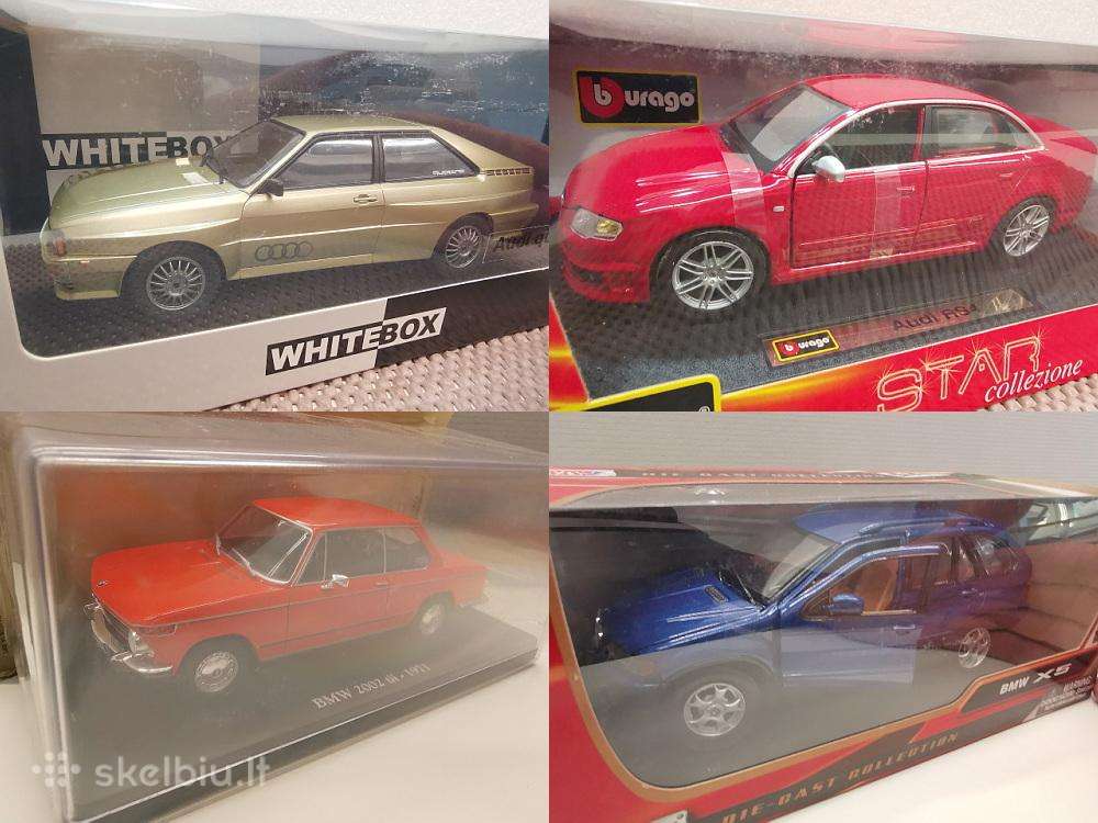 1:24 Vokiškų automobilių modeliai