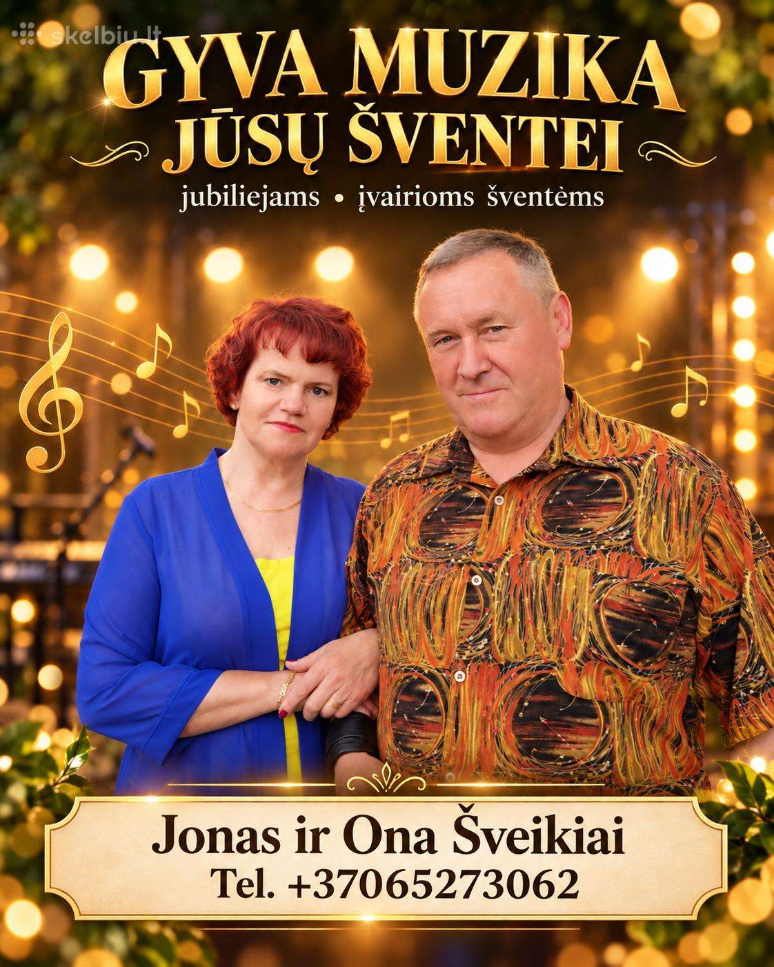 Gyva muzika Jūsų šventei