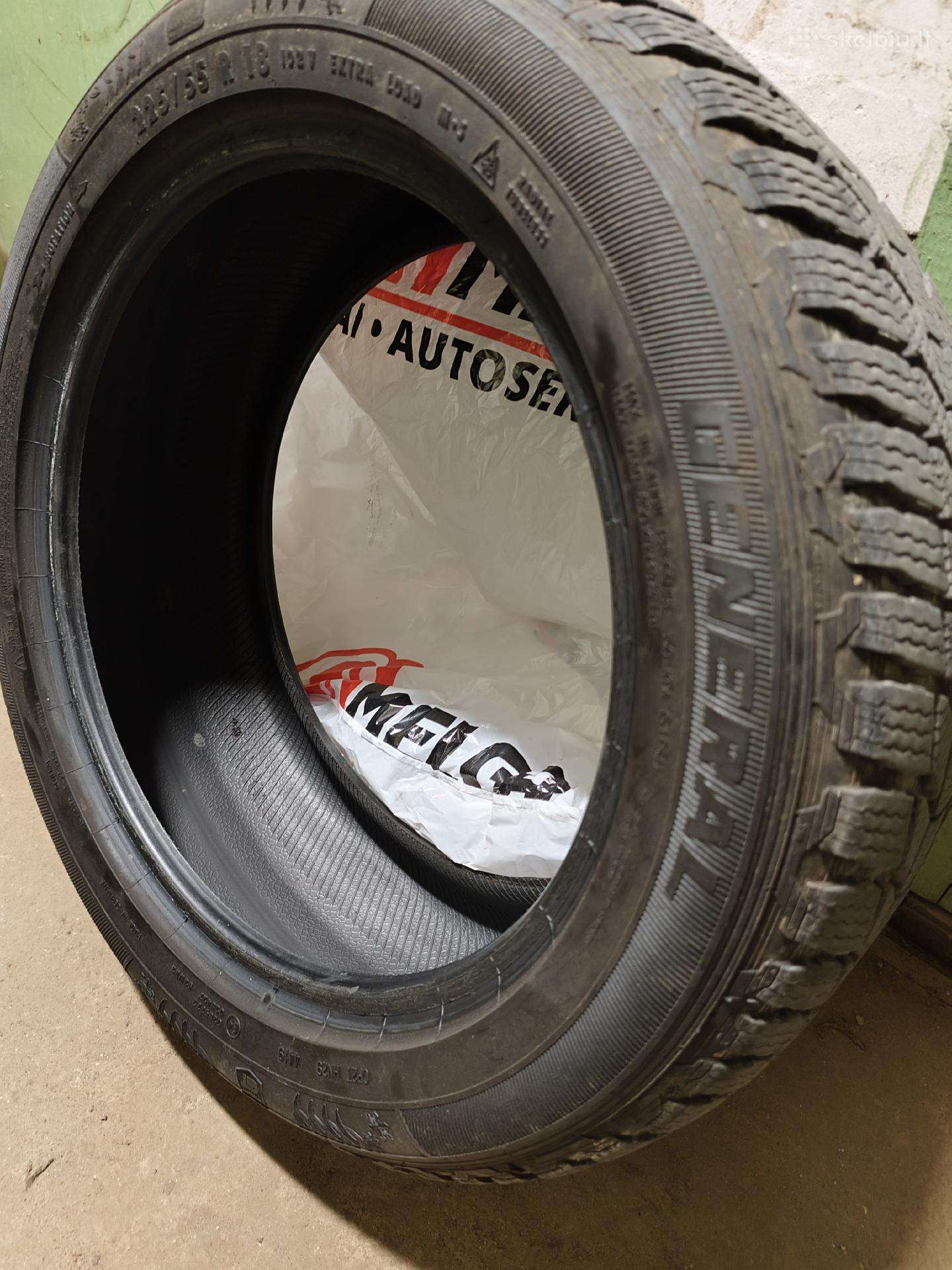 Geros būklės naudotos padangos 225/55/r18 už 100€