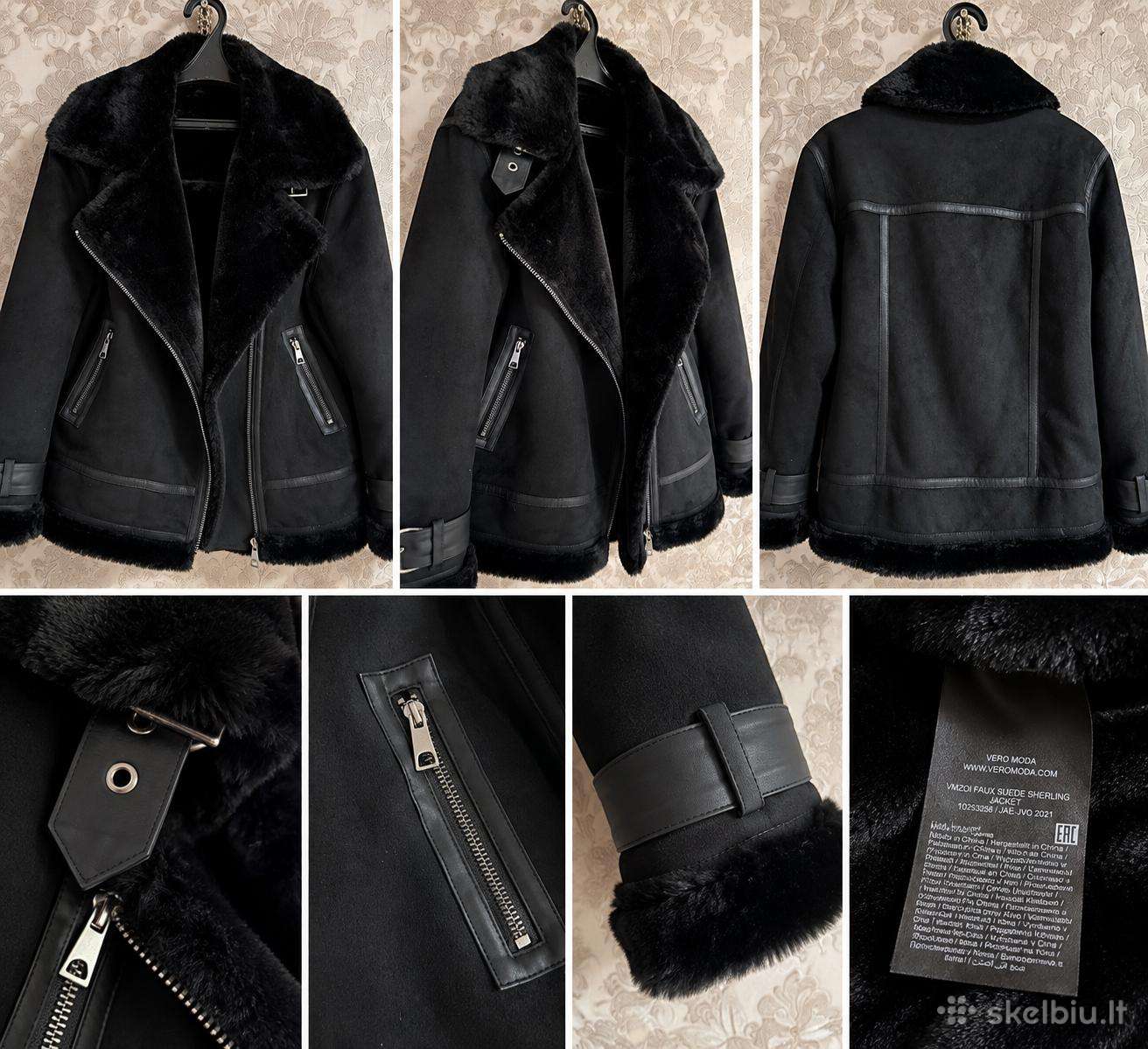 Vero Moda aviatoriaus striukė su kailiu