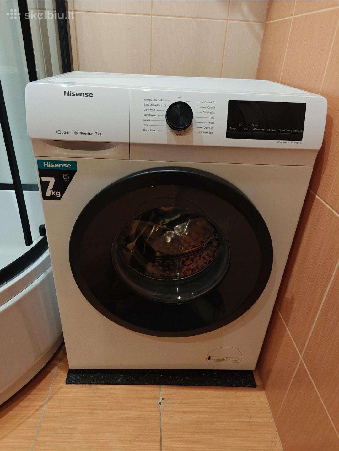 Skalbimo mašina hisense wfqp7012evm