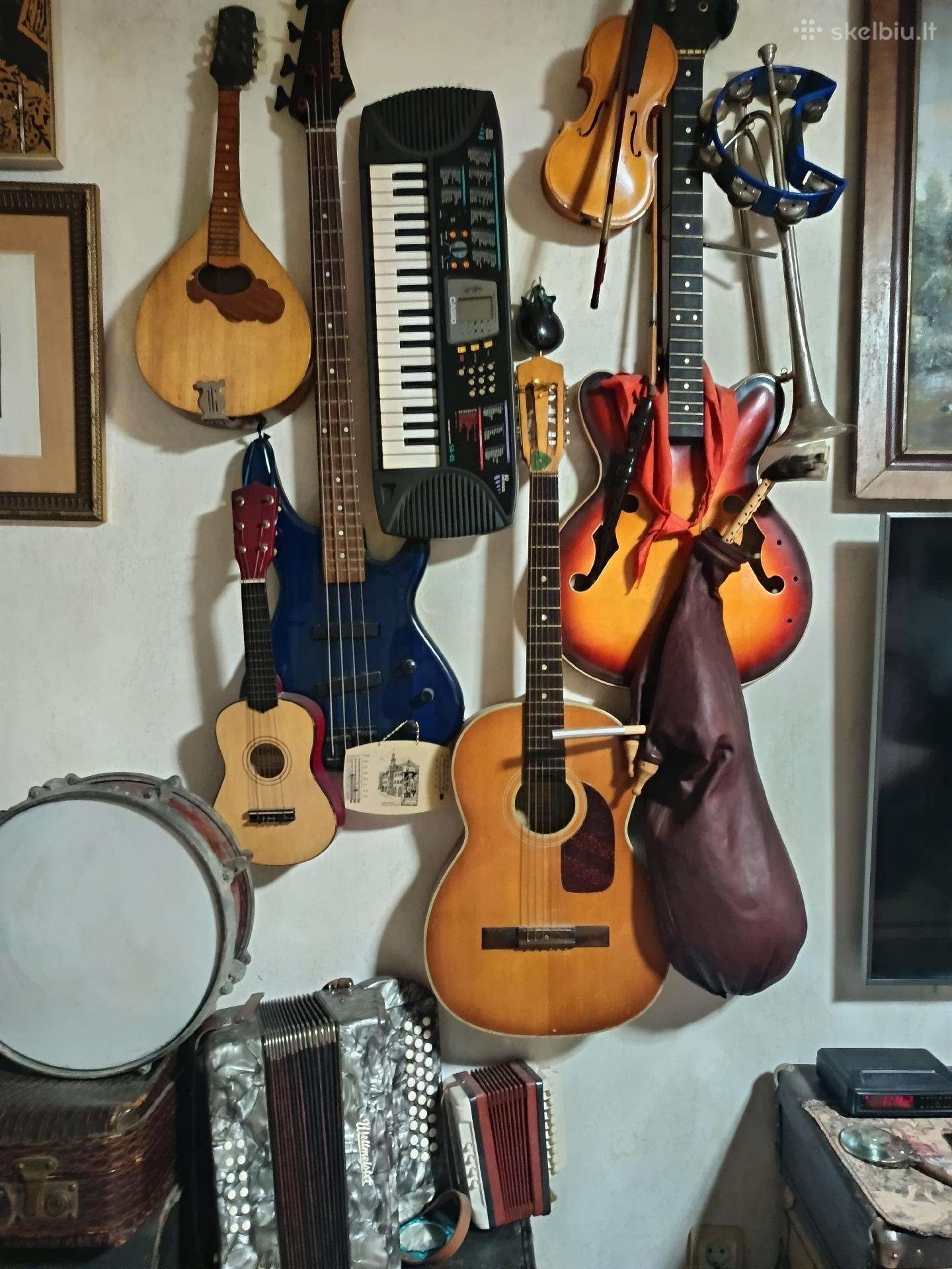 Įvairūs muzikos instrumentai