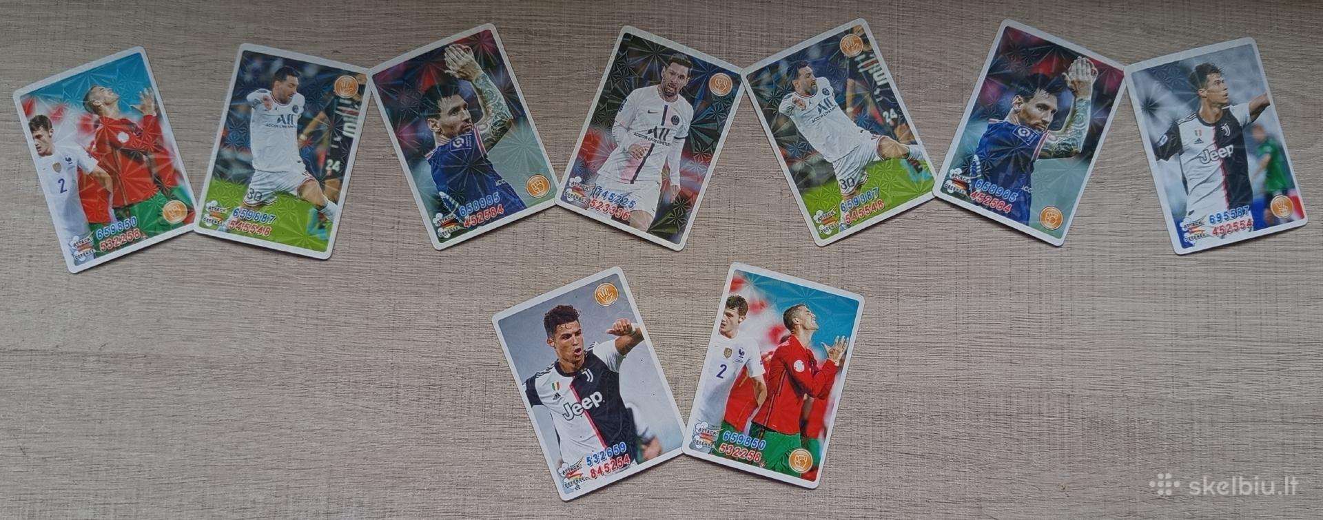 2021-2022 Ucl Futbolo kortelės