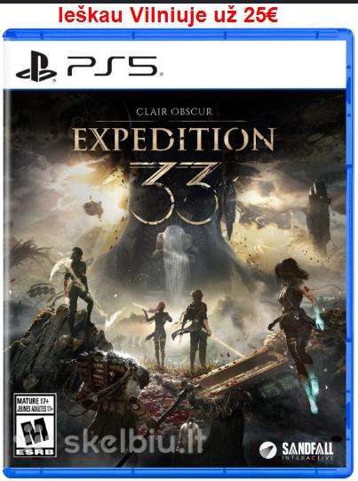 Ieškau Clair Obscur: Expedition 33 Ps5