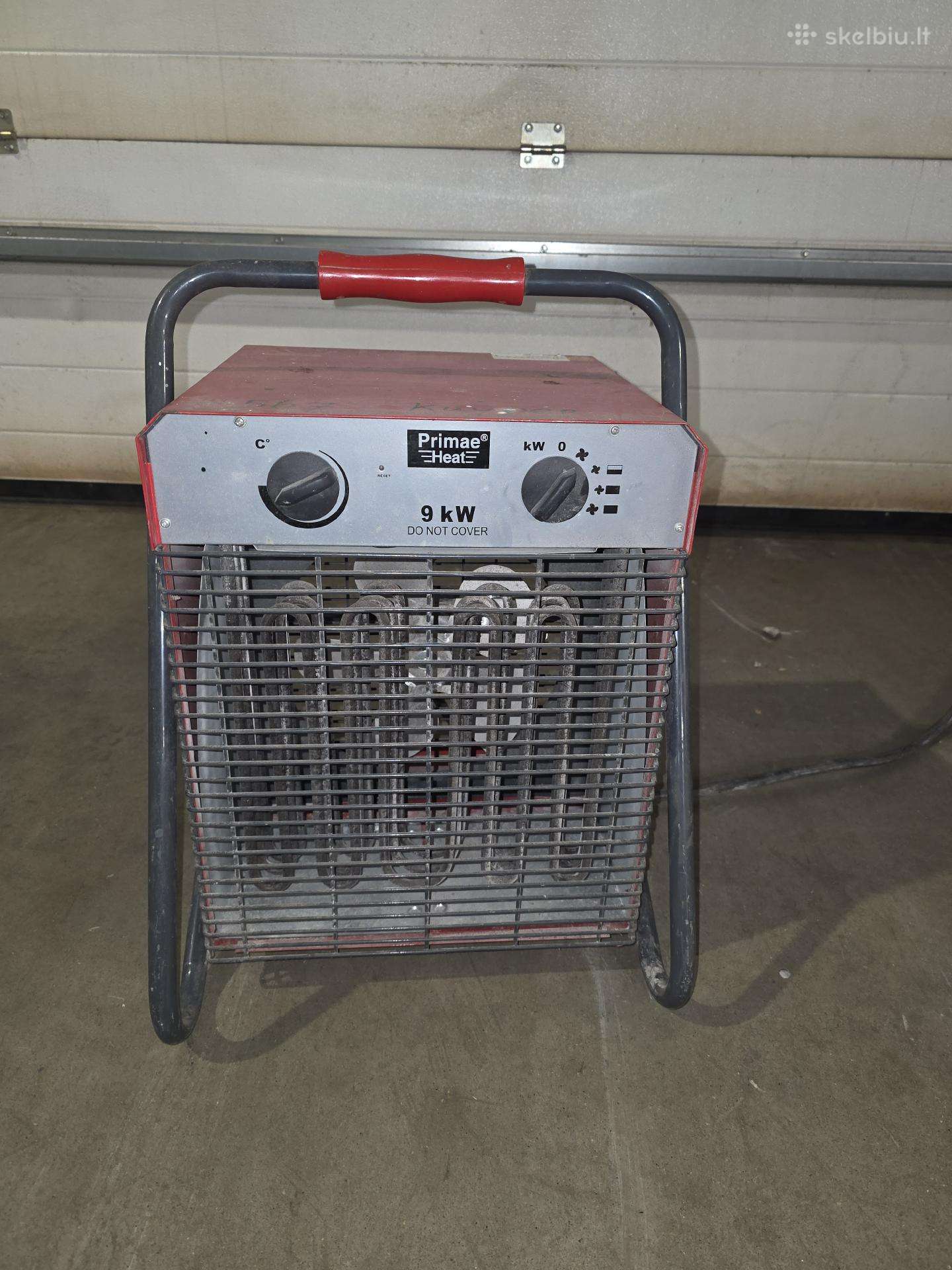Šildytuvas, kaloriferis 9 kw ir 5 kw