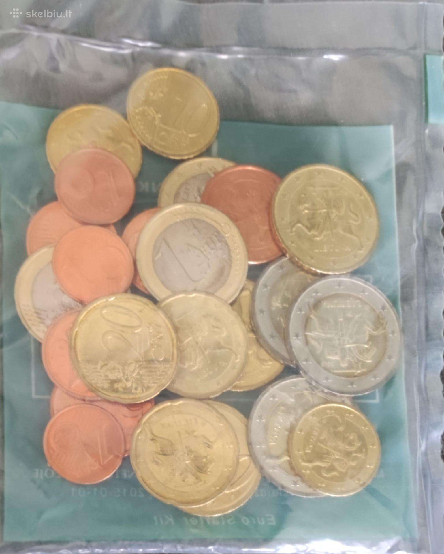 Euro monetos. Rinkinukas