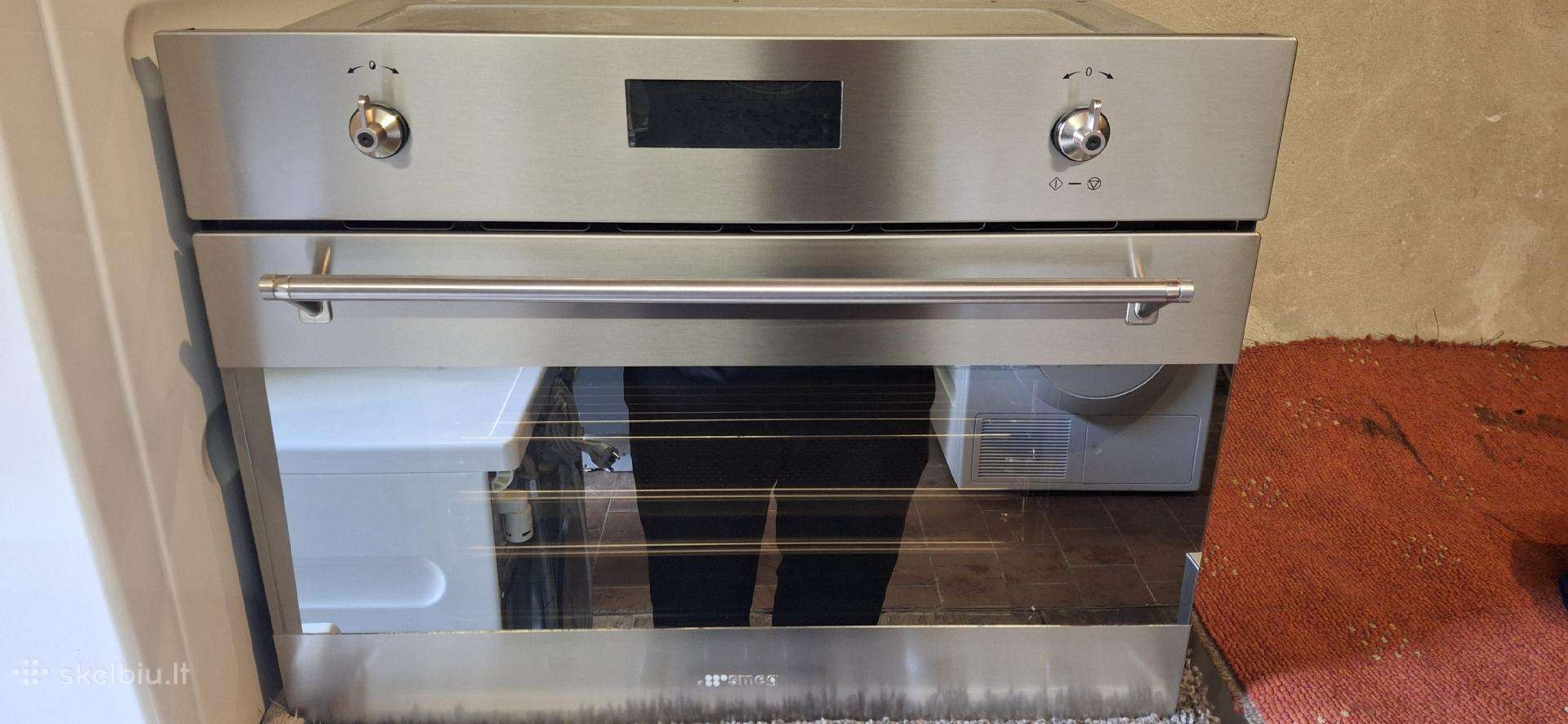 Įmontuojama garinė orkaitė "Smeg"