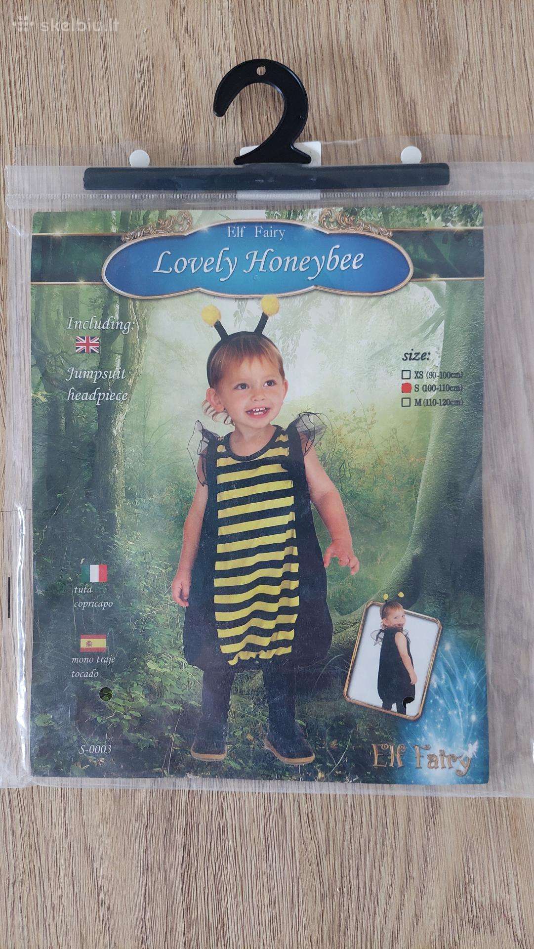 Karnavalinis bitės kostiumas vaikams 100-110 cm (s