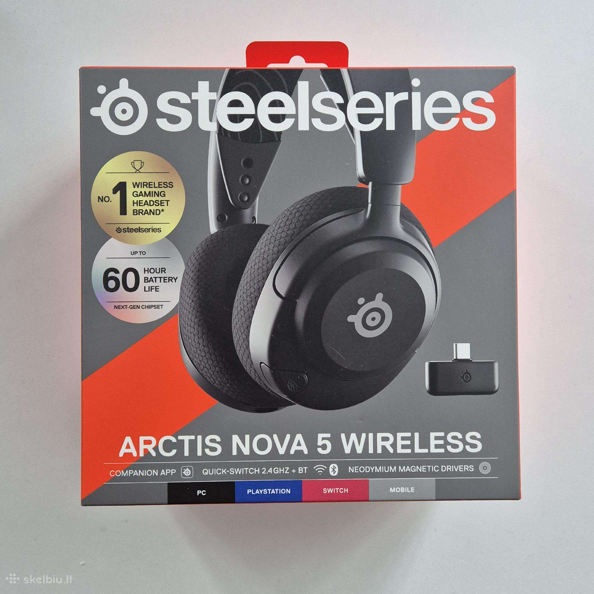 Steelseries Arctis Nova 5 Wireless ausinės