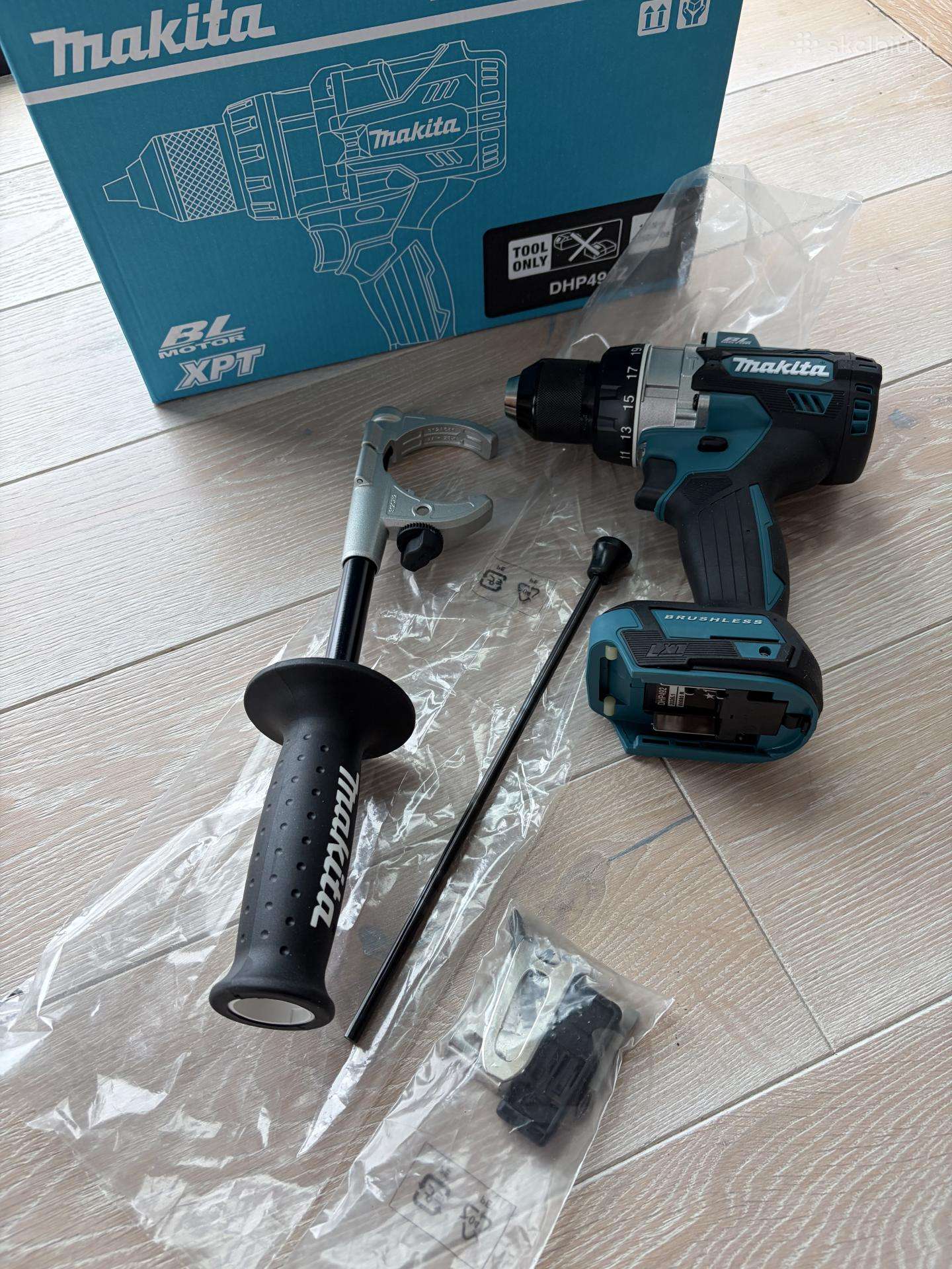 Akumuliatorinis smūginis gręžtuvas Makita Dhp492z