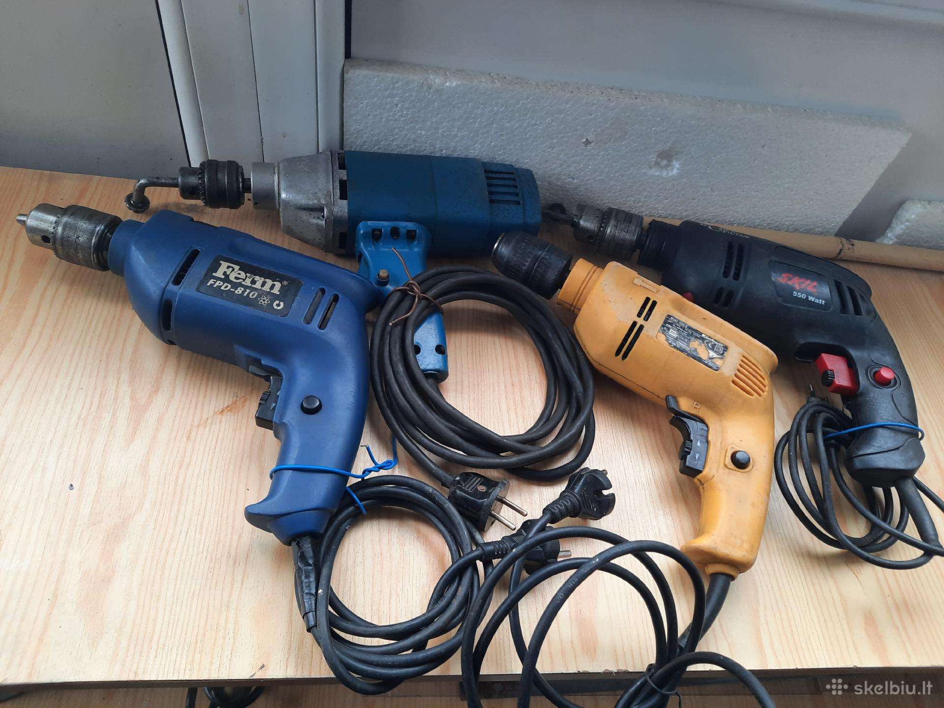 Elektriniai gręžtuvai