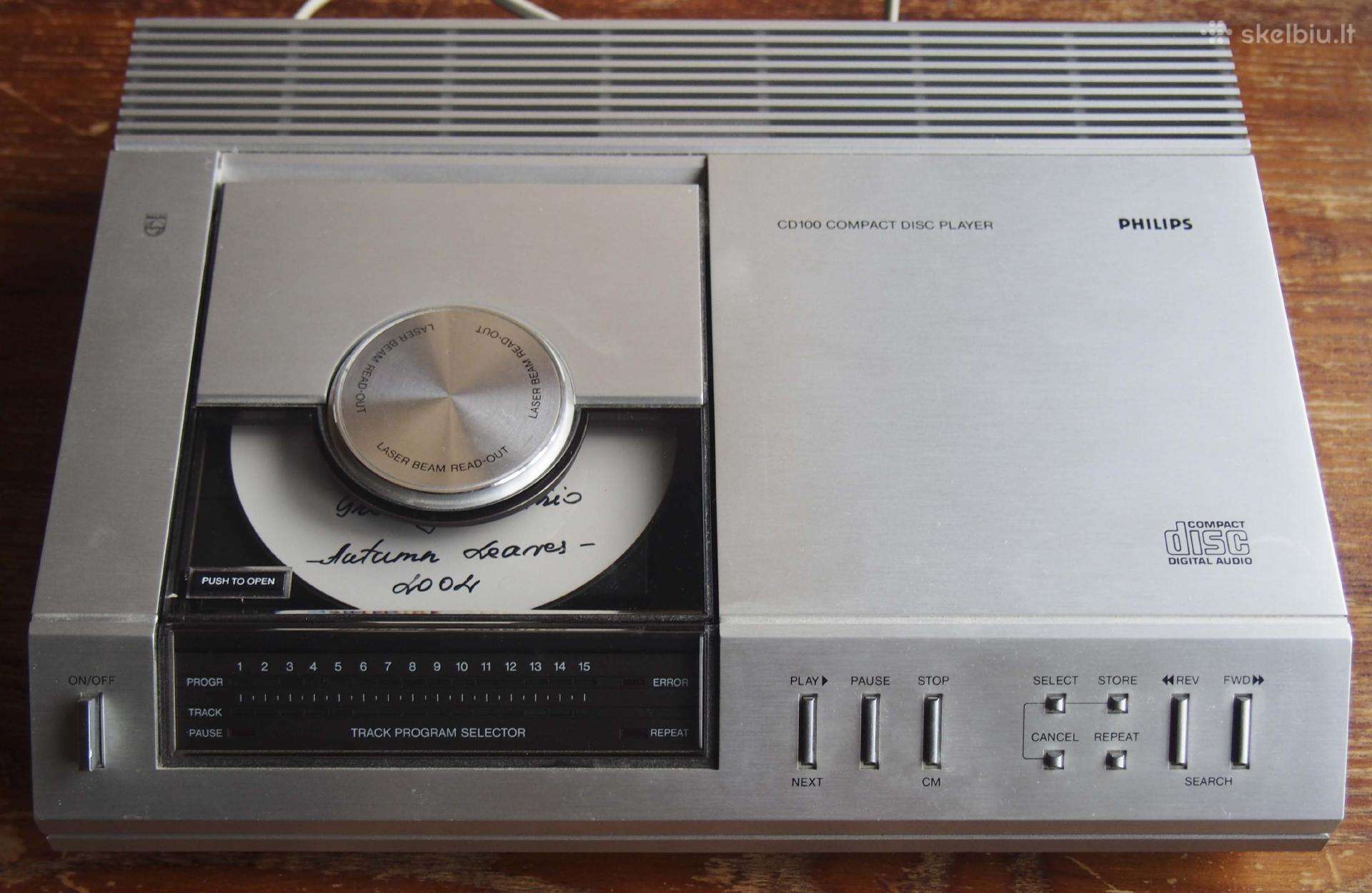 Legendinis Philips Cd100 – puikus stovis