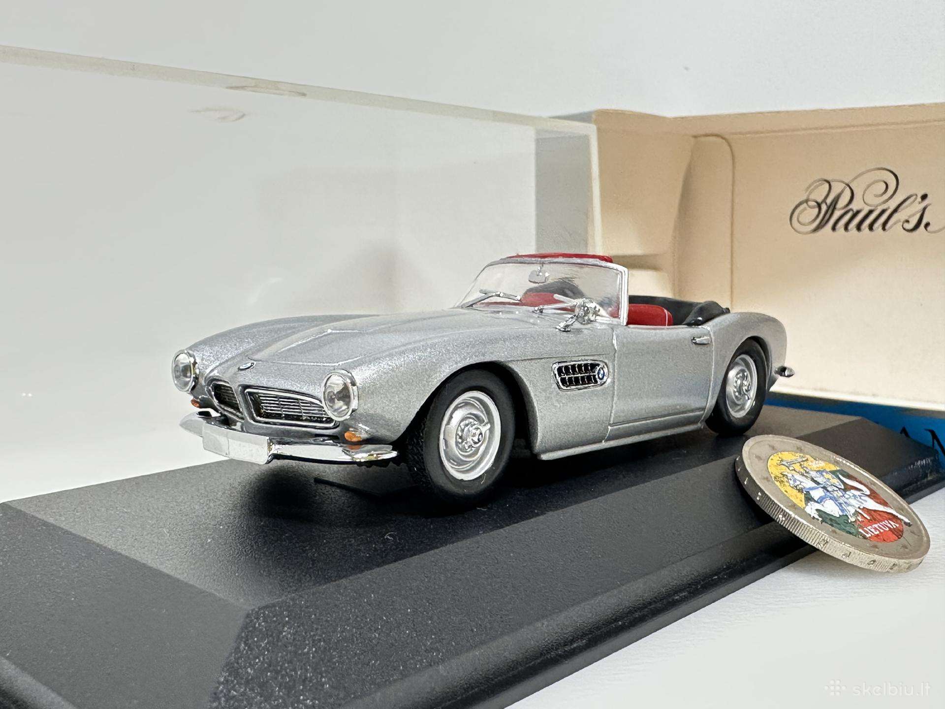 Bmw 507 Cabrio 1956 sidabro 1:43 Minichamps