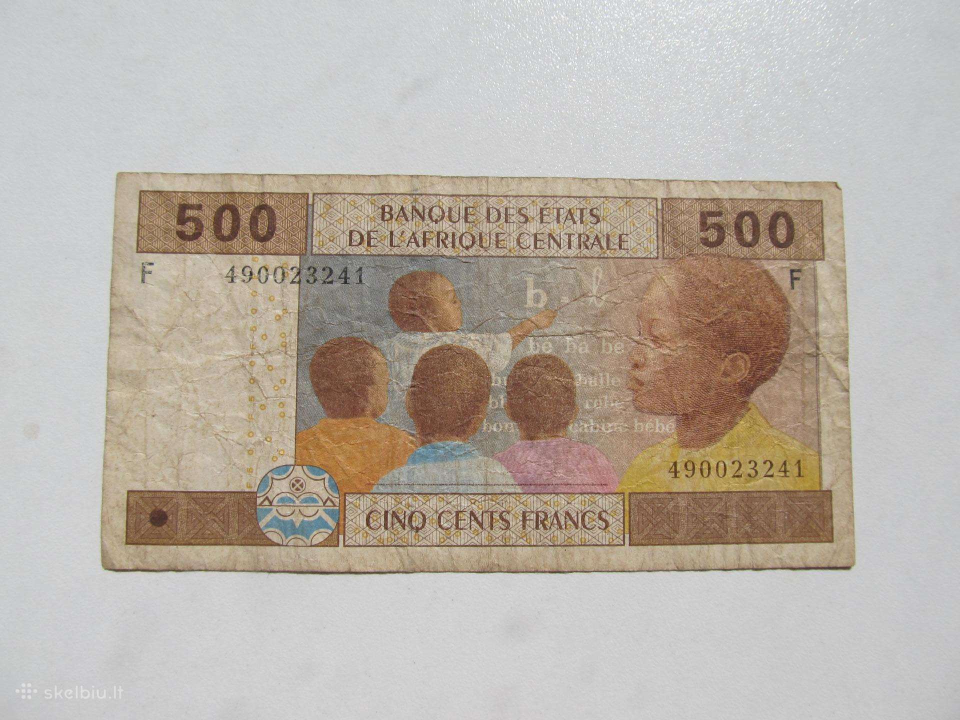 500 franku ,Centrinė Afrika(pusiaujo Gvinėja),2002