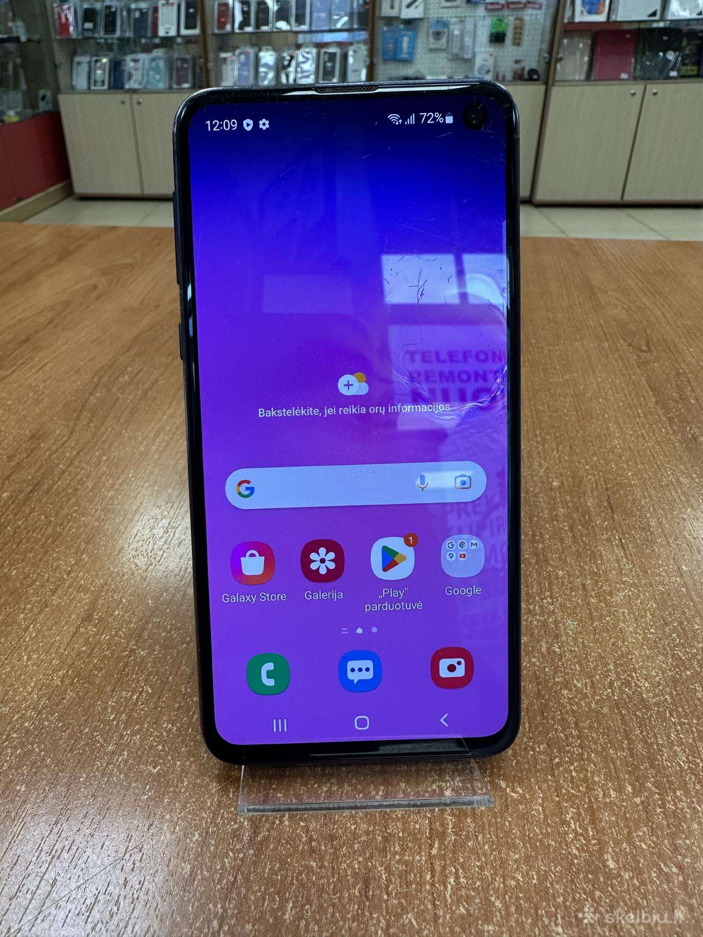 Samsung G970 Galaxy S10e 128 GB (naudotas)
