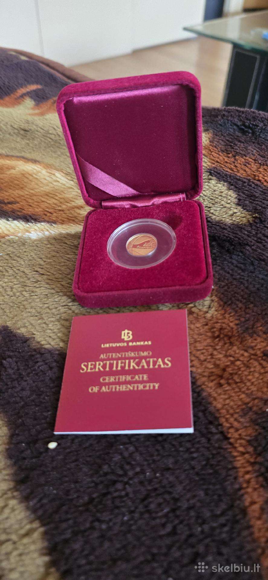 2011 Krepšinio 50 Litų auksinė moneta