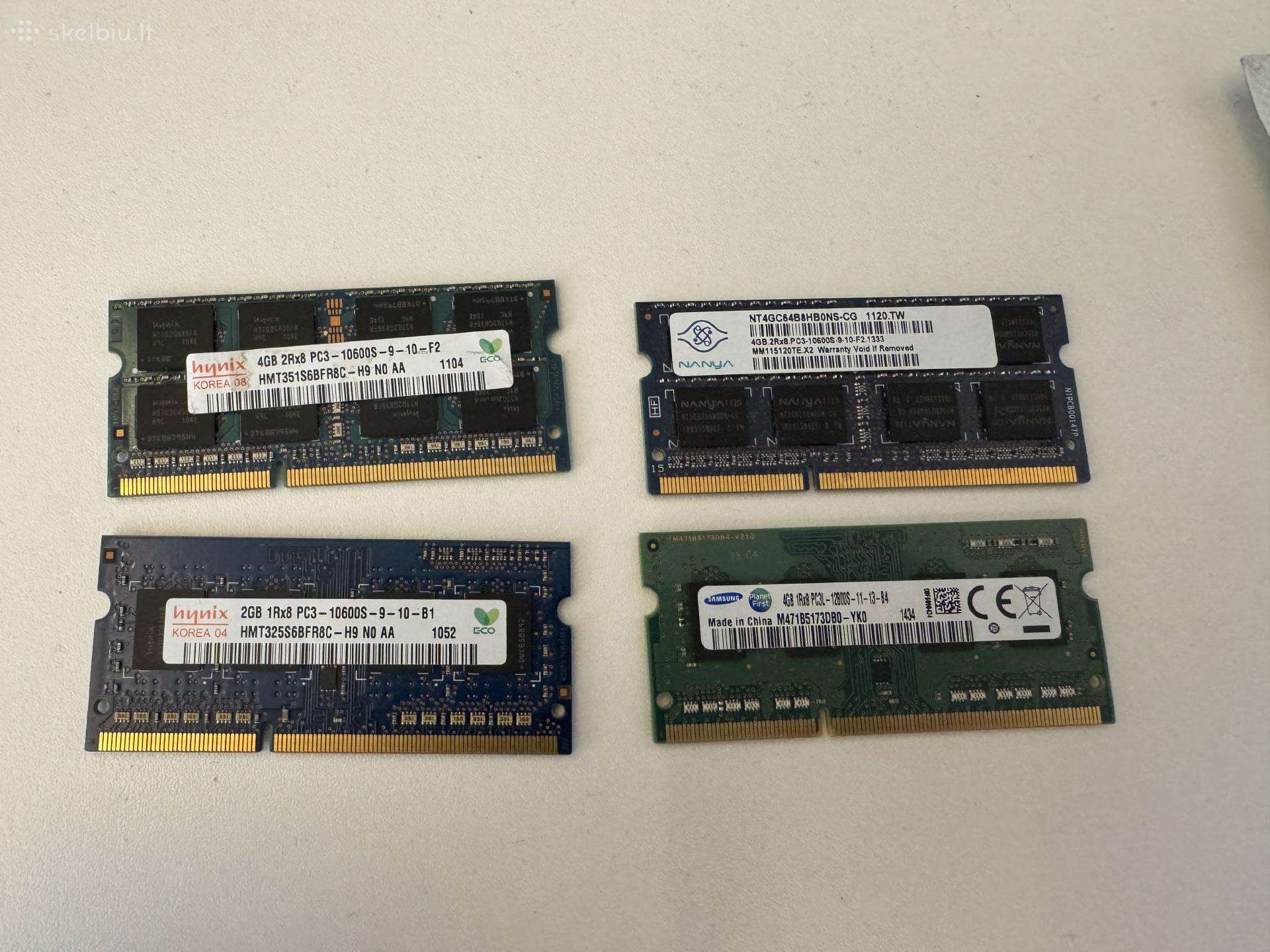 Parduodami 2gb ir 4gb Ddr3 ramai
