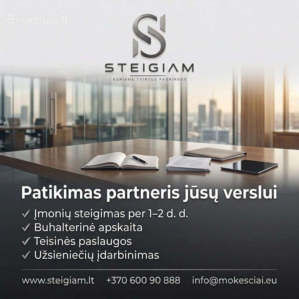 Įmonių Steigimas Ir Verslo Paslaugos