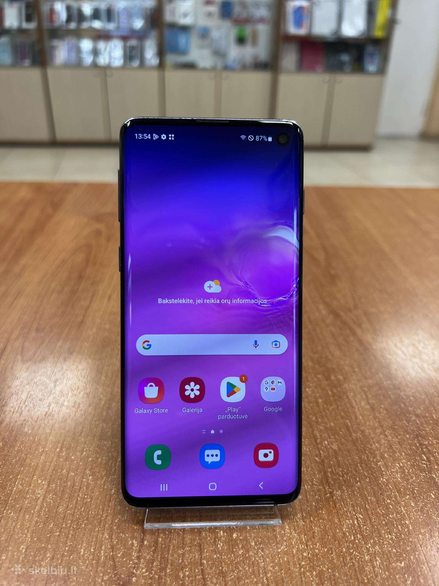 Samsung G973 Galaxy S10 128gb (naudotas)