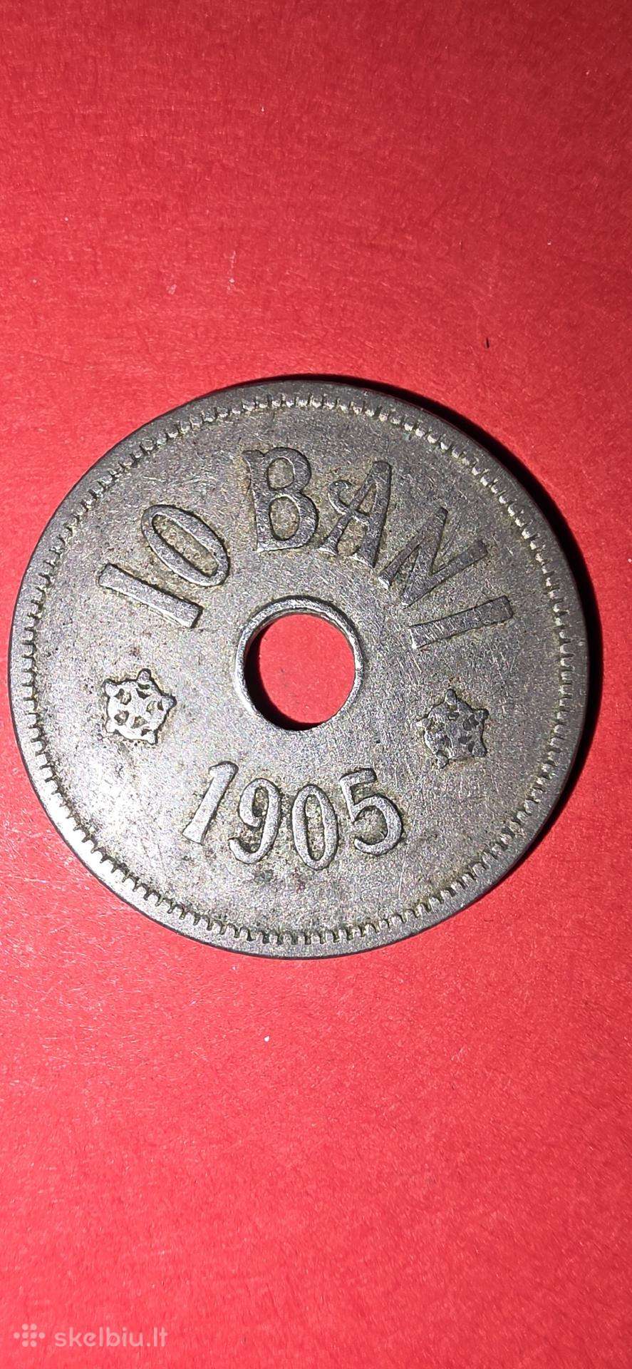 Rumunija 10 banių 1905