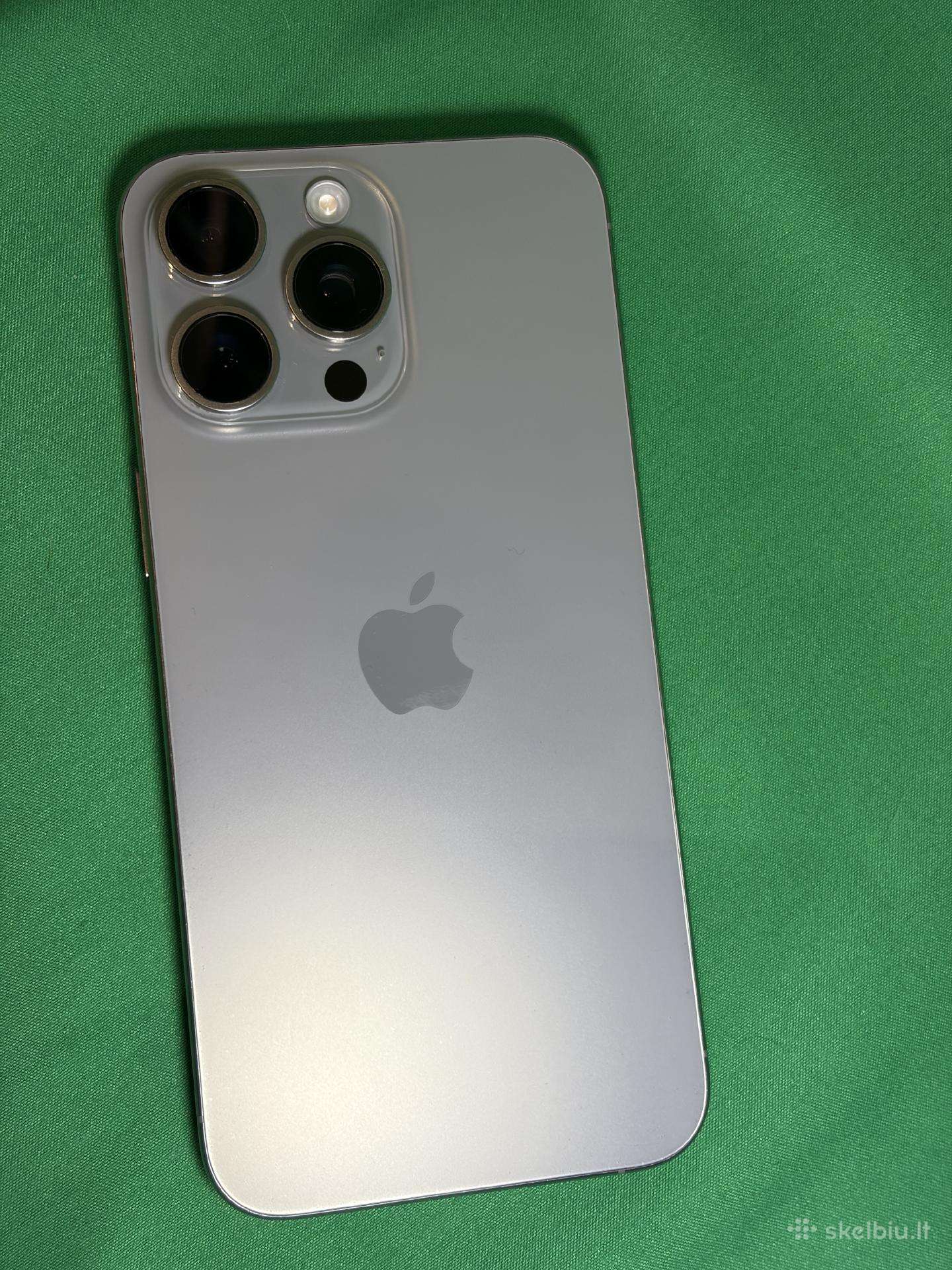 iPhone 15 pro max 256gb natural titanium