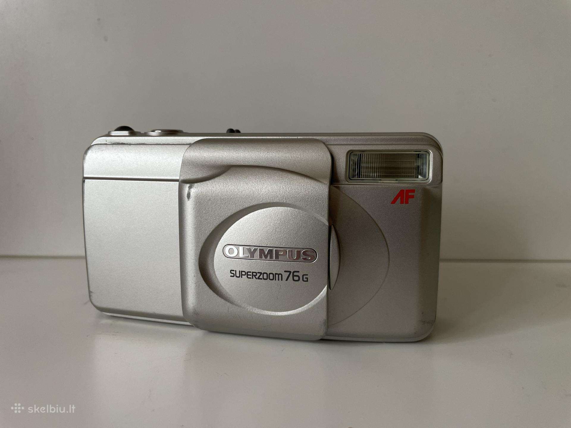 Olympus Superzoom 76g juostinis fotoaparatas