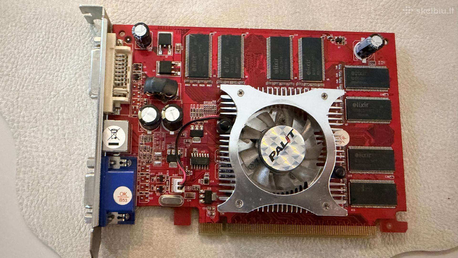 Palit Radeon X550 128mb Pci-e vaizdo plokštė