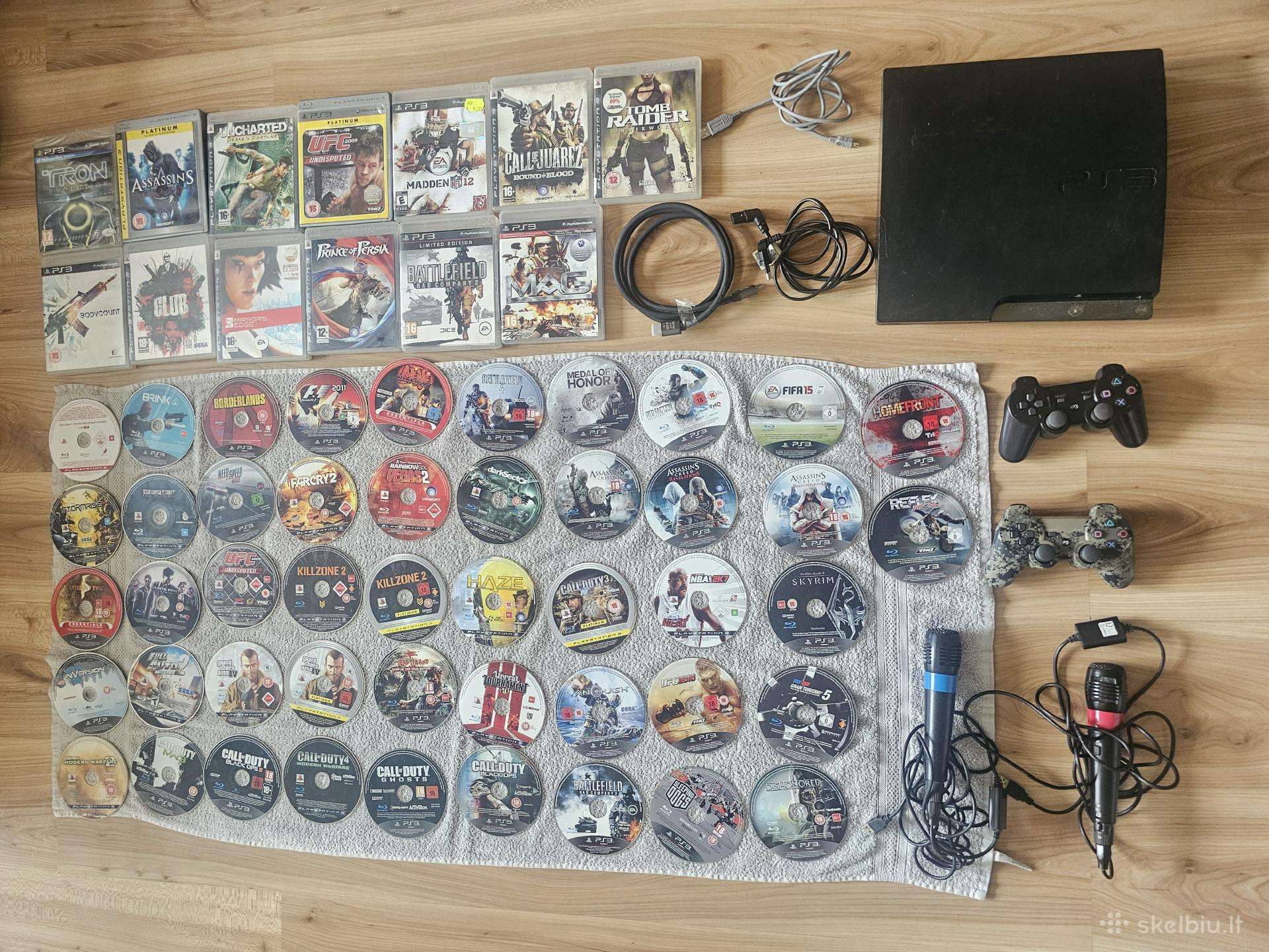 Playstation 3 +60 žaidimų