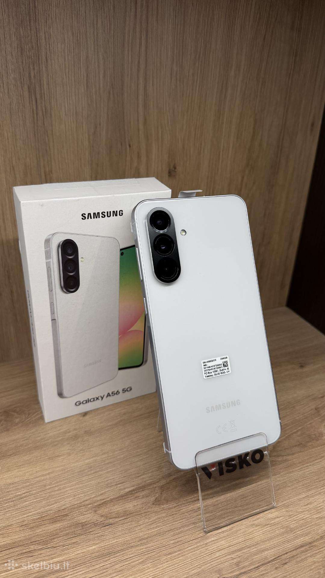 Demo_ekspozicinis Samsung A56 5G 256gb ir 128gb