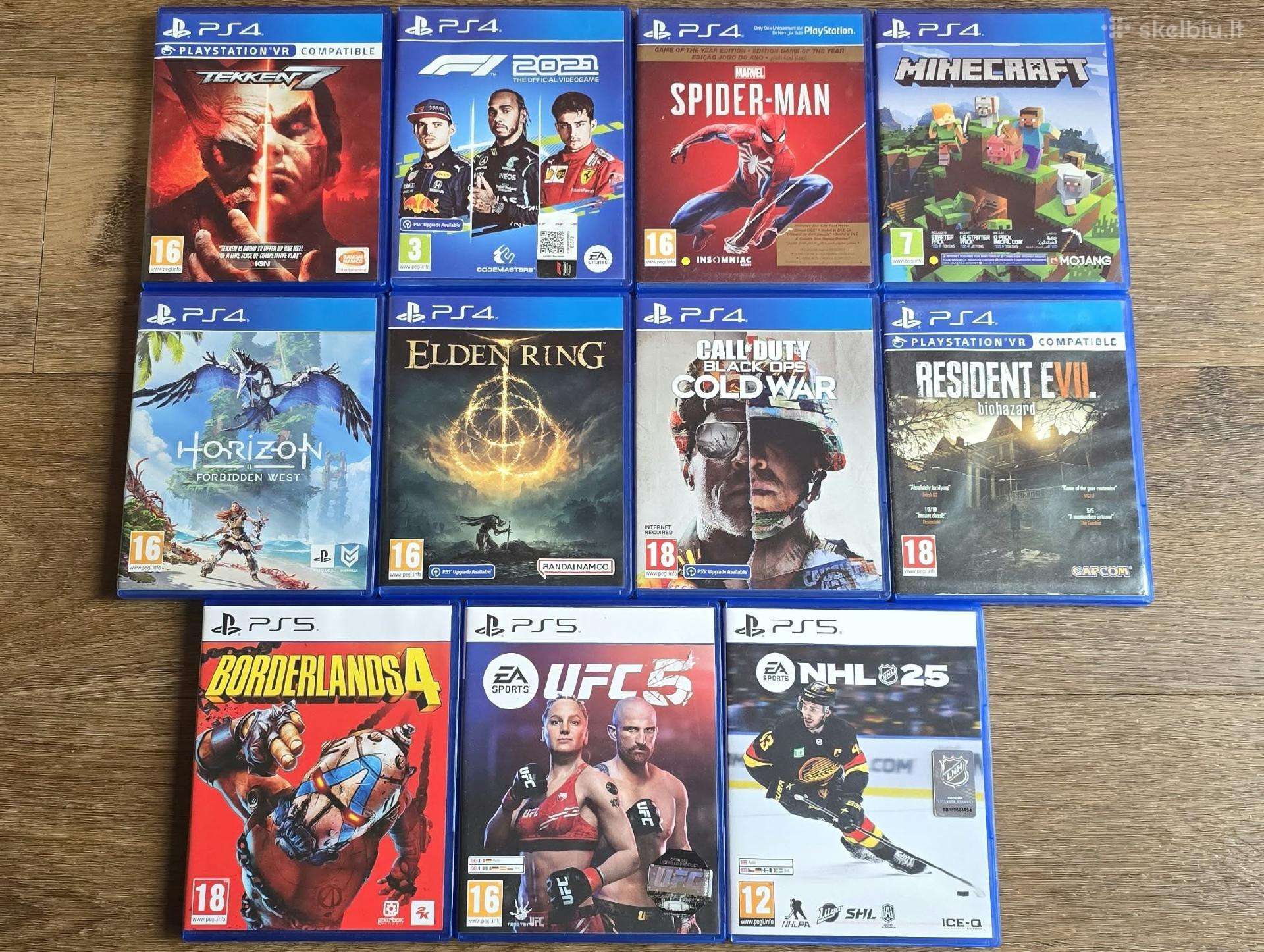 Ps4 ps5 žaidimai
