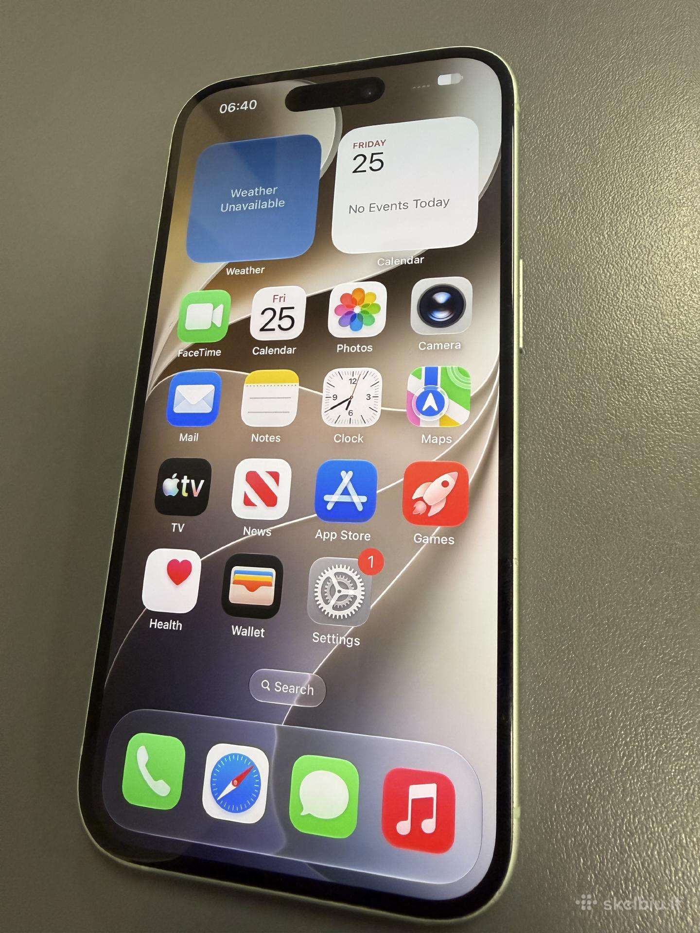 Apple iPhone 15 128gb mint spalva,garantija