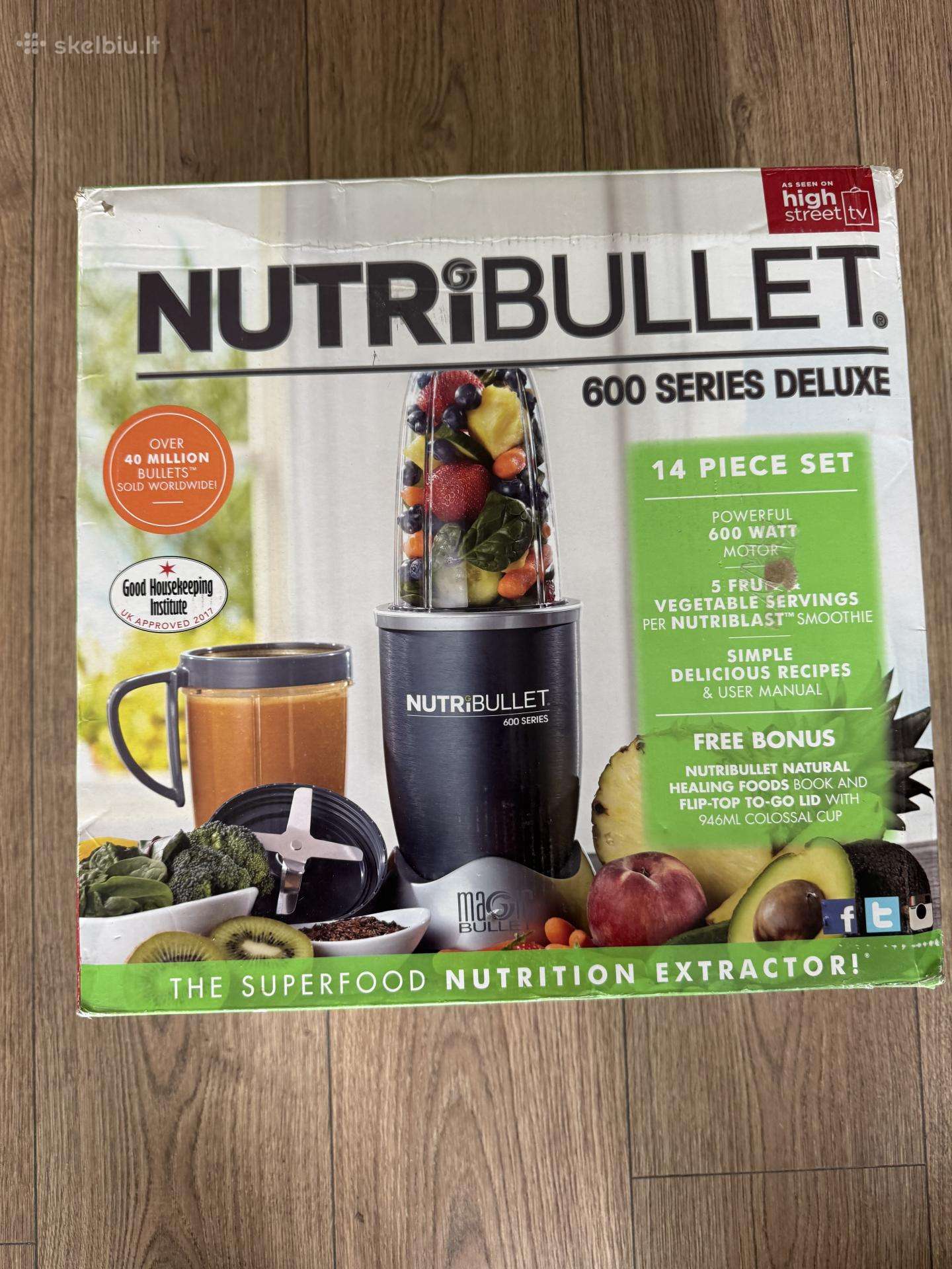 „nutribullet“ 600 W trintuvas + priedai