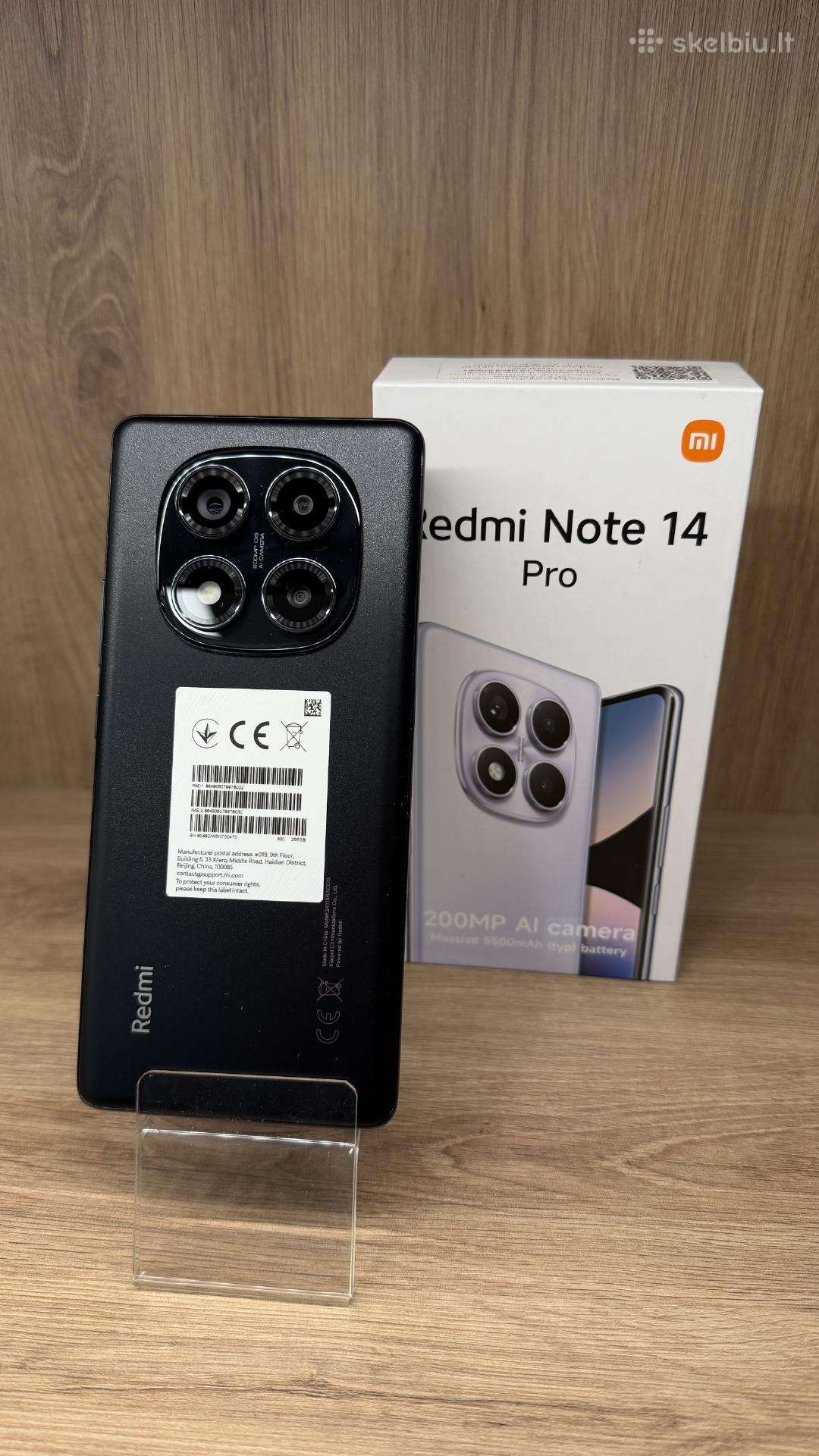 Naujas Xiaomi Redmi Note 14 Pro 256gb