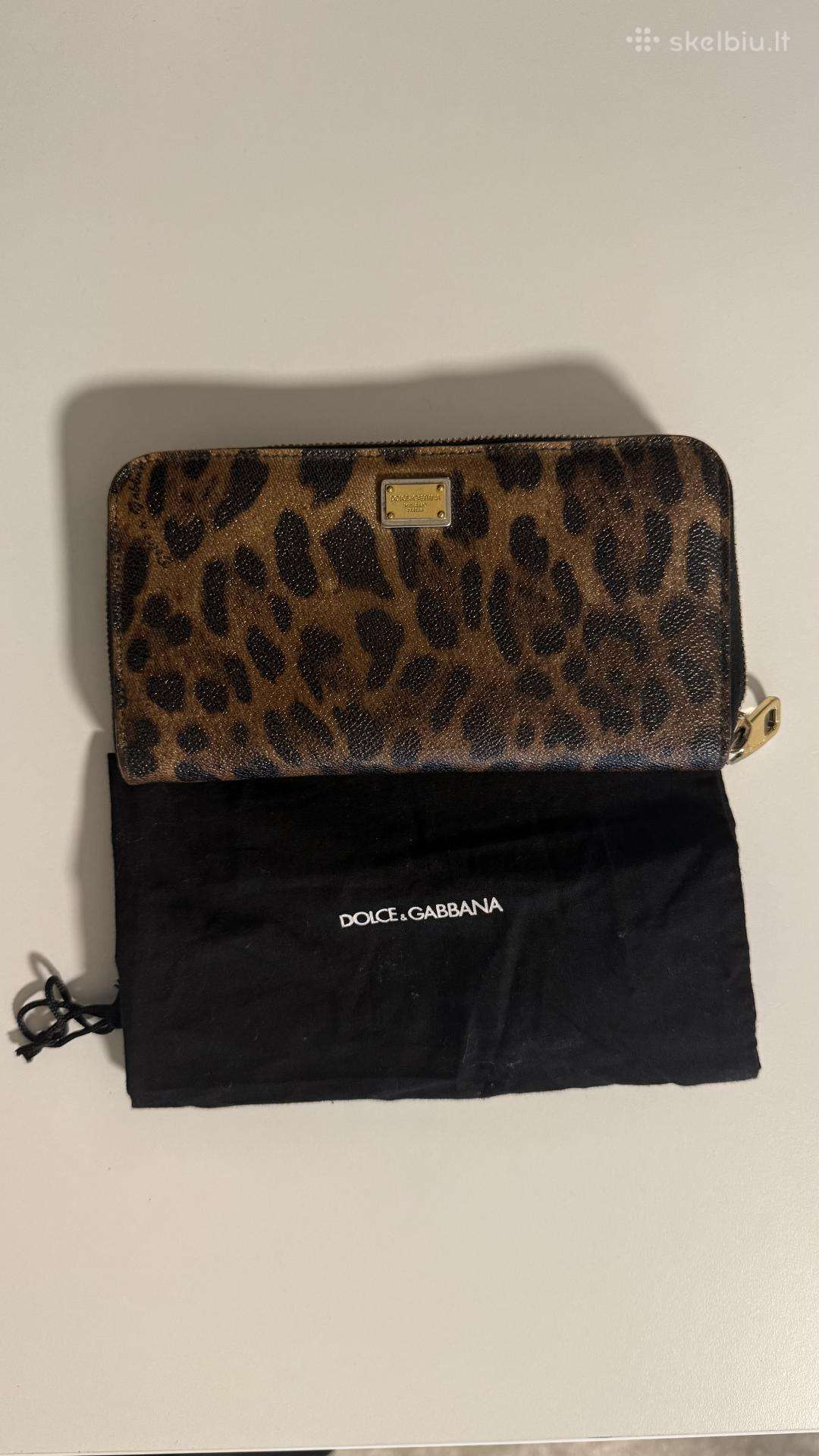 Dolce & Gabbana originali piniginė – leopardinė