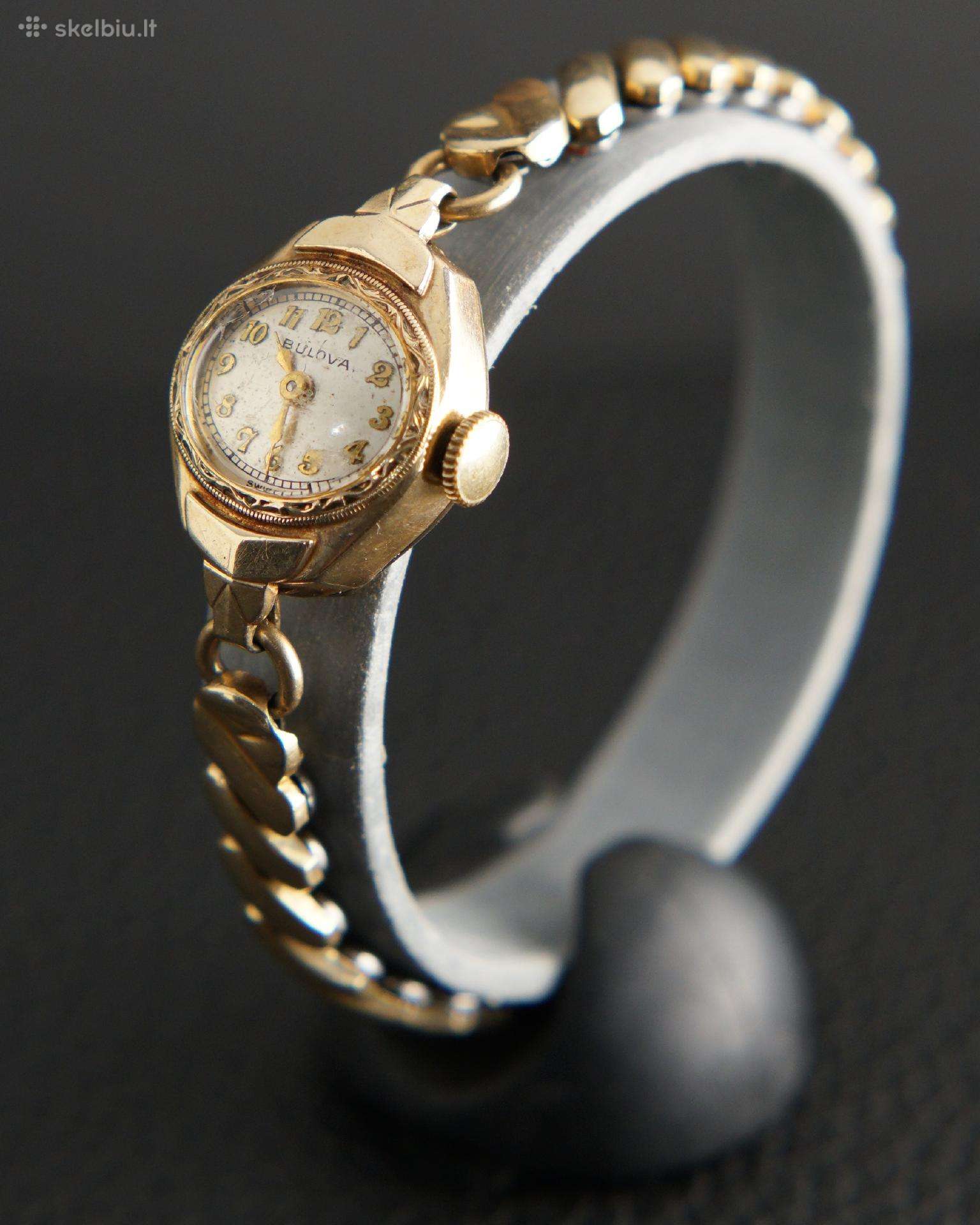 Moteriškas mechaninis "Bulova" laikrodis