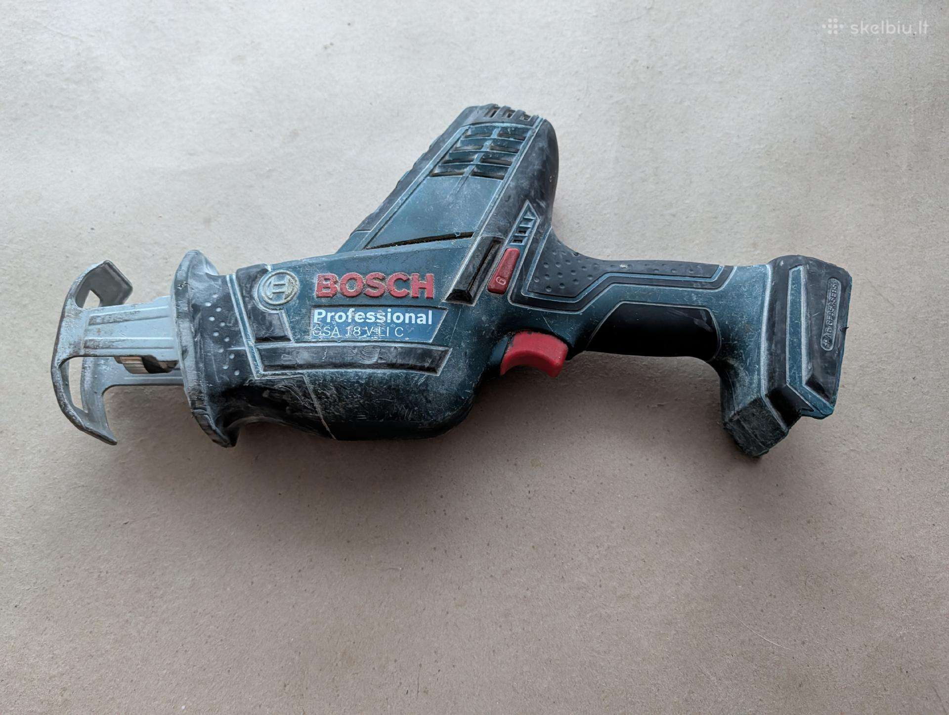 Bosch gsa 18v li c tiesinis pjuklas