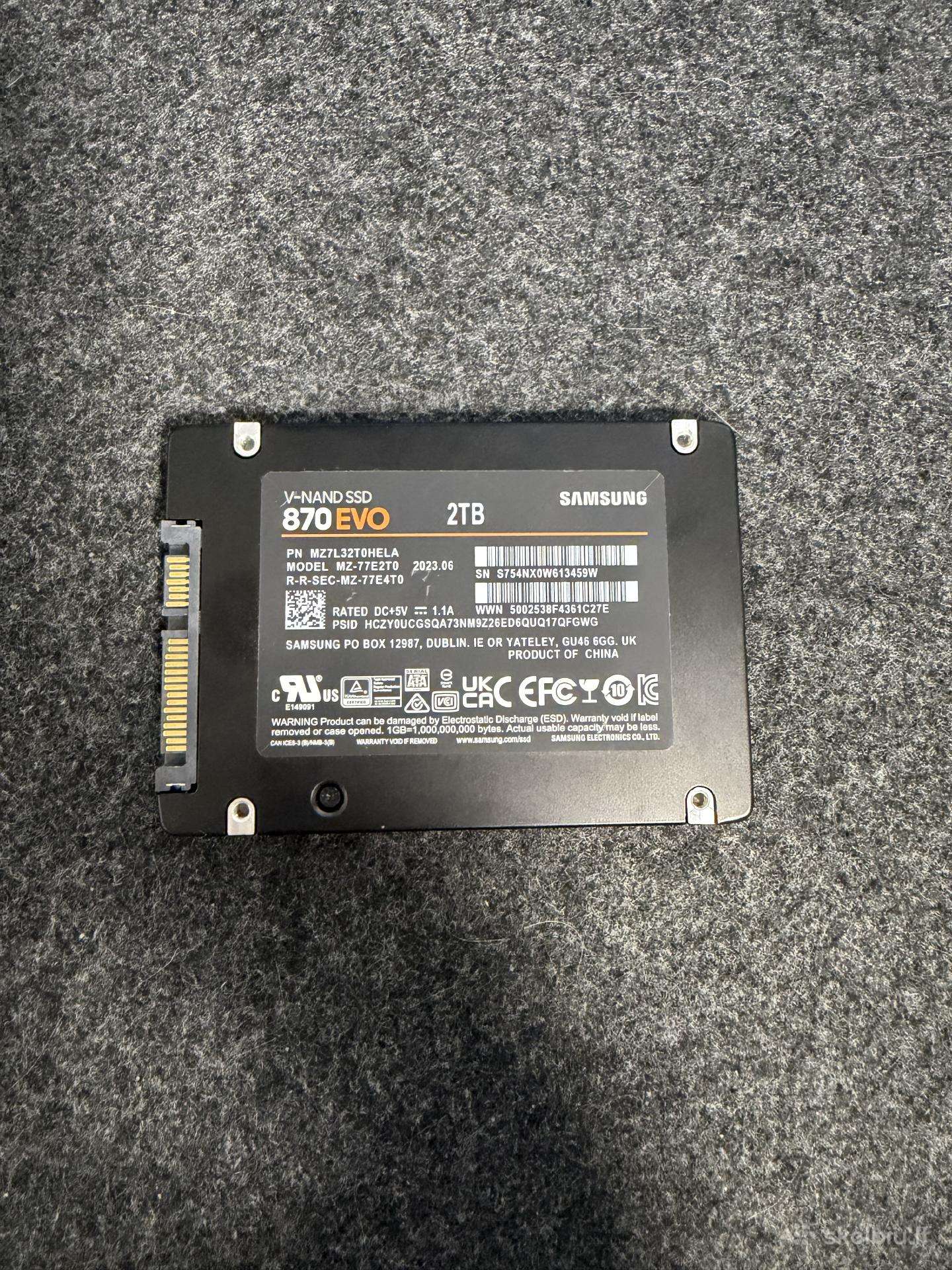Samsung 870 EVO 2tb