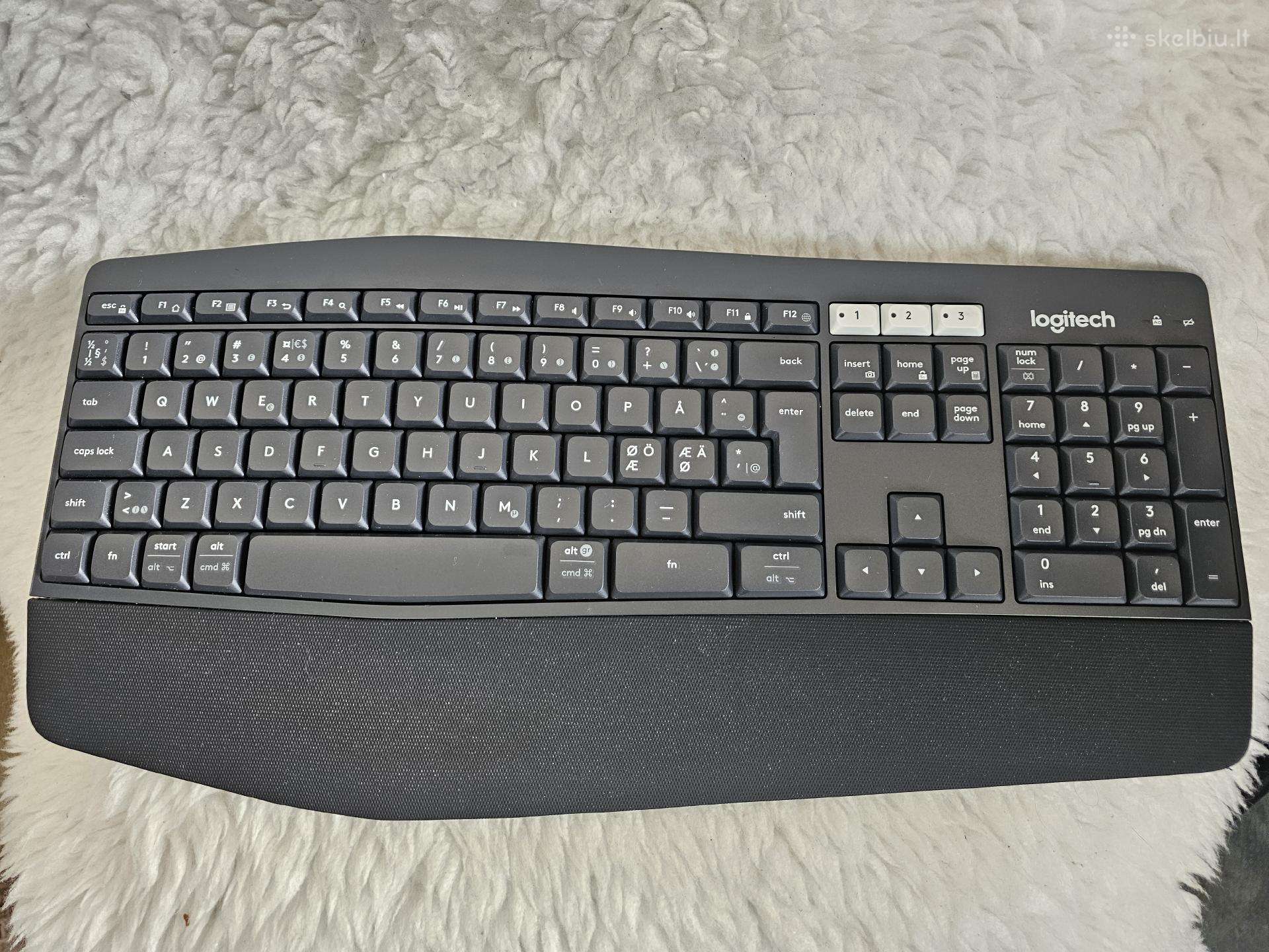 "Logitech K850" belaidė bluetooth klaviatūra